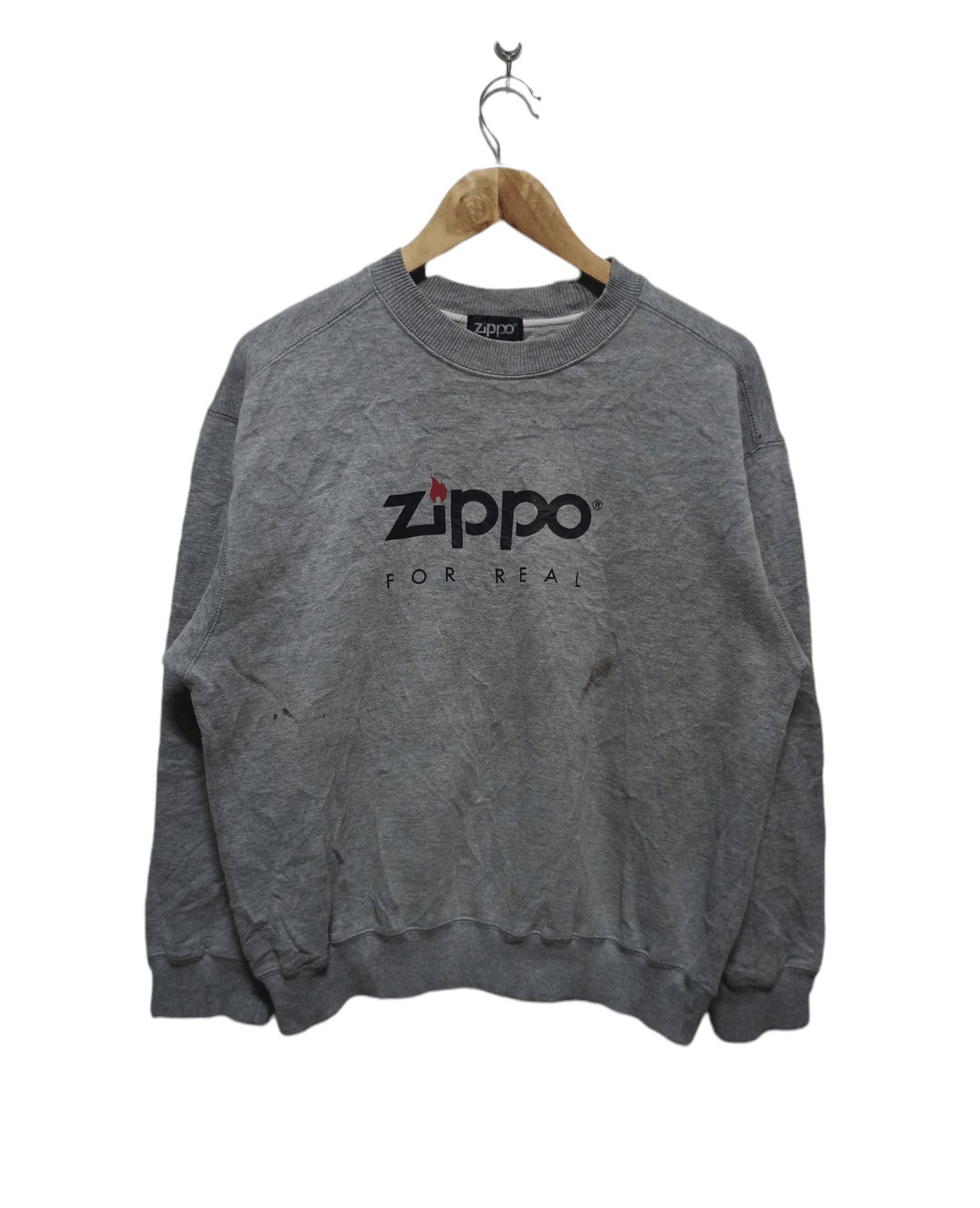 Vintage × Zippo Vintage Zippo for Real Sweatshirt Size US L / EU 52-54 / 3 - 1 Thumbnail