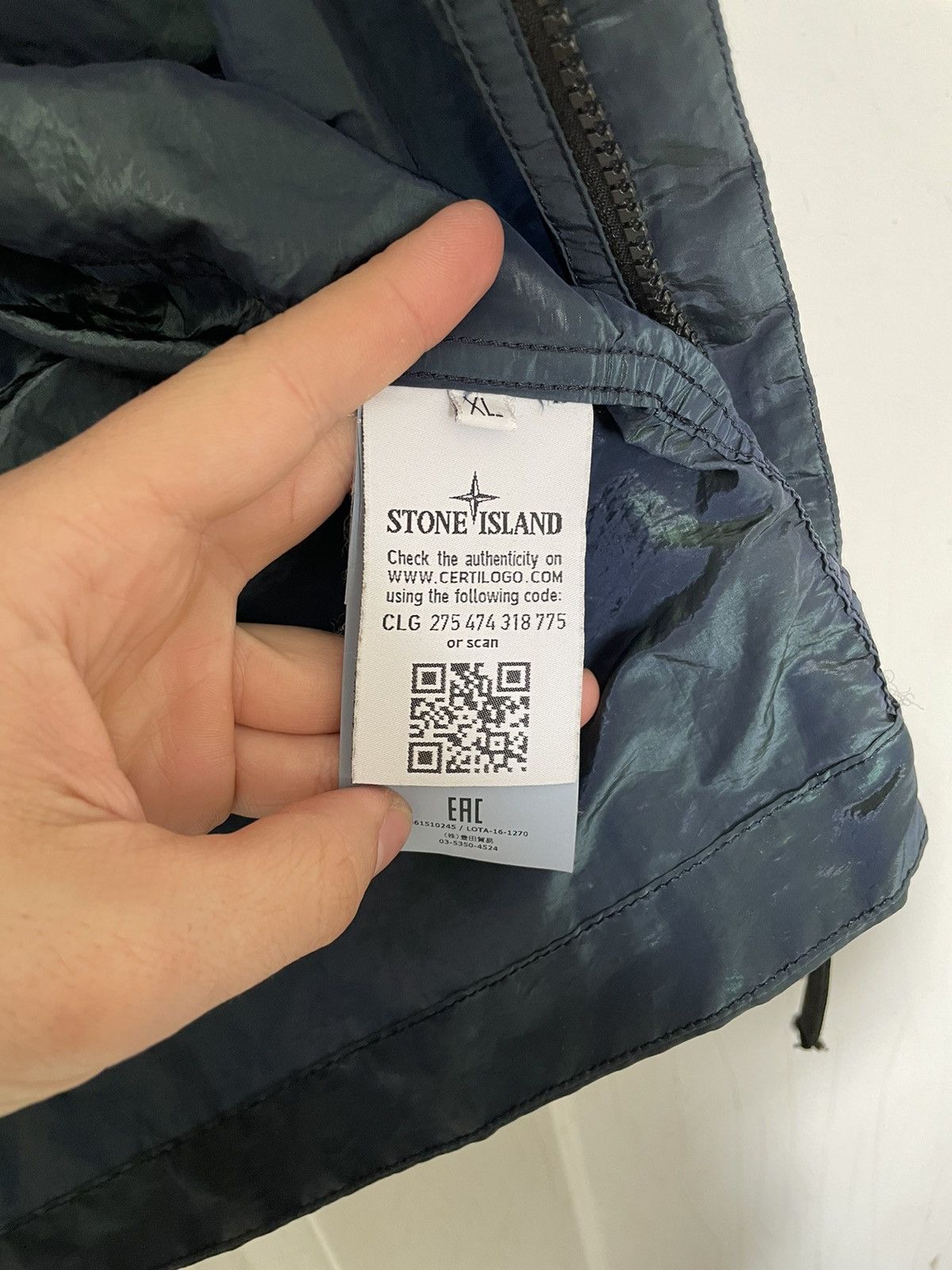Stone Island Stone Island Nylon Metal Weft Jacket Size US XL / EU 56 / 4 - 6 Thumbnail