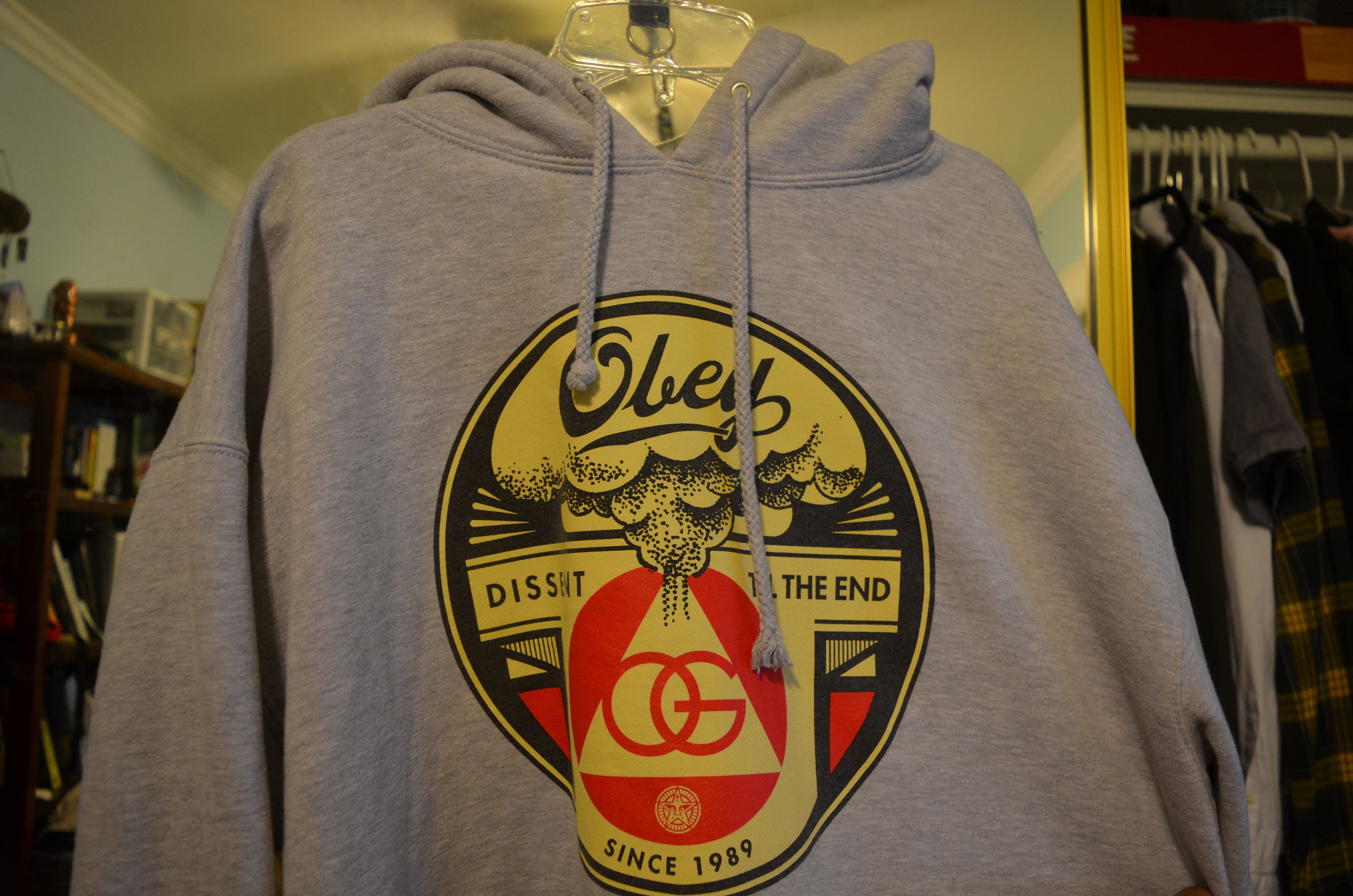 Obey dissent til 2024 the end hoodie