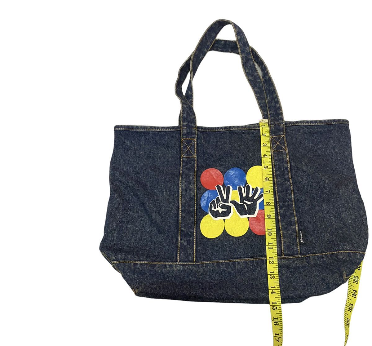 Denim & Co. × Japanese Brand FUKUYAMA 25th NATSU NO DAISOUGYOUSAI 2015 DENIM TOTE BAG Size ONE SIZE - 9 Thumbnail
