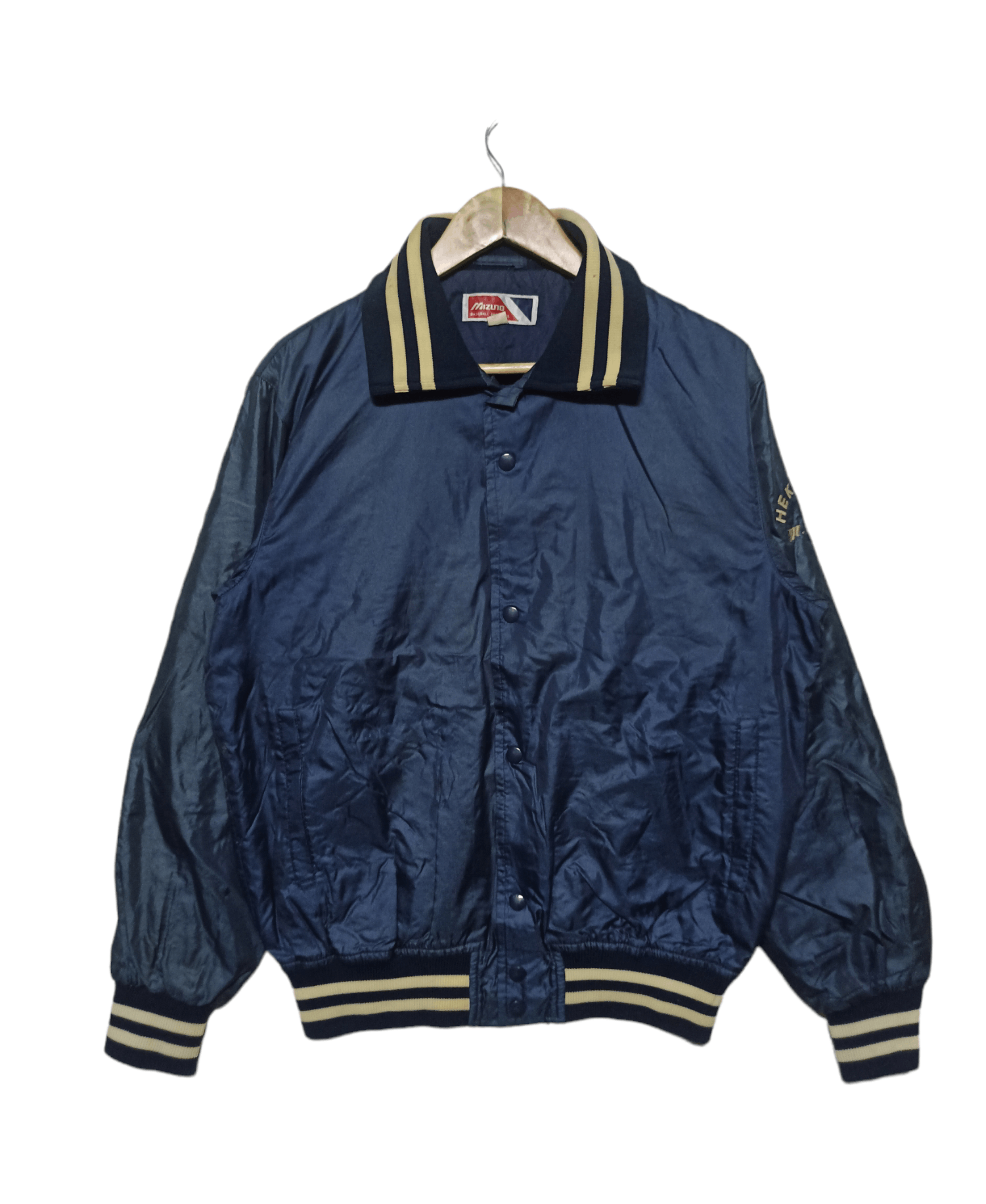 Mizuno × Vintage Vintage Mizuno Varsity Jacket Size US M / EU 48-50 / 2 - 1 Thumbnail