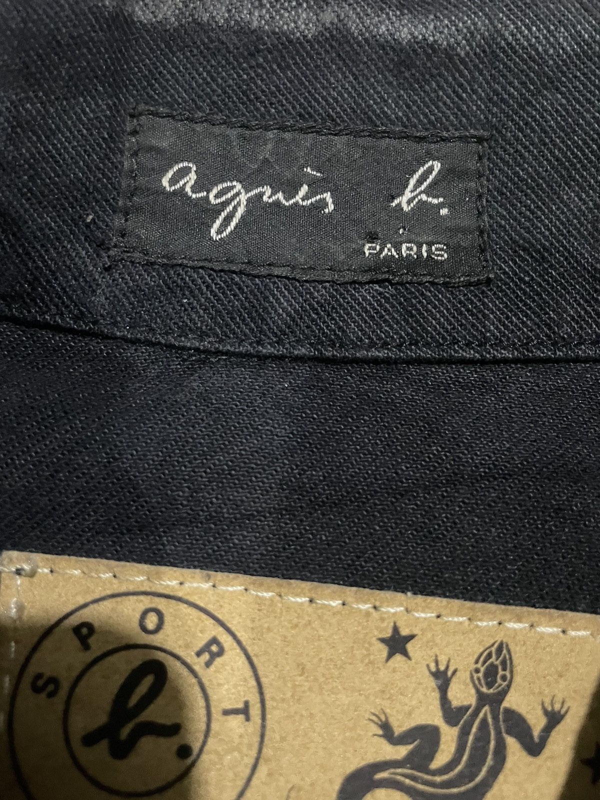 agnes b. Vintage Agnes B. Denim Button Fly Jacket Size US M / EU 48-50 / 2 - 8 Thumbnail
