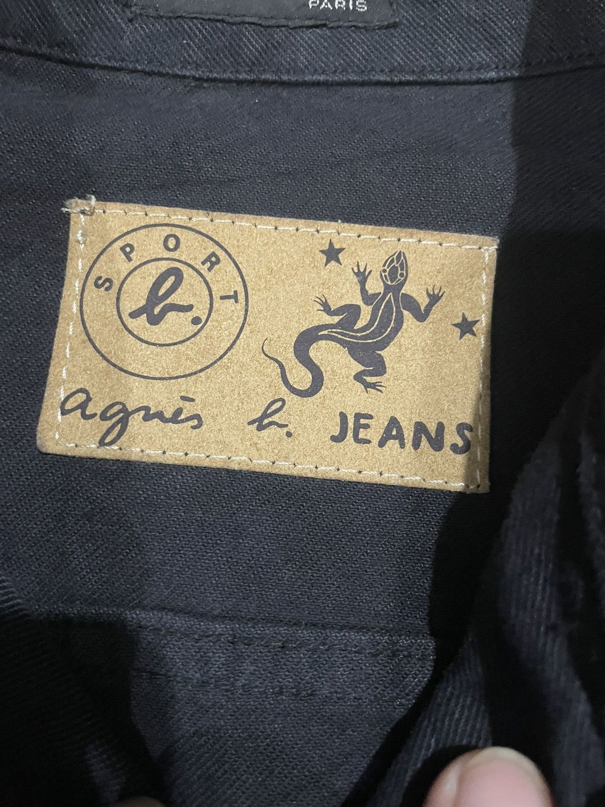 agnes b. Vintage Agnes B. Denim Button Fly Jacket Size US M / EU 48-50 / 2 - 9 Thumbnail