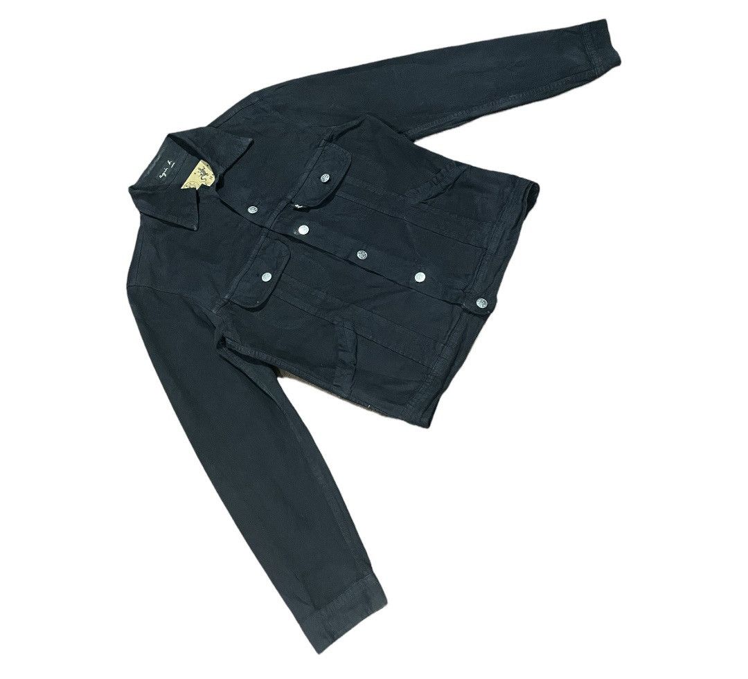 agnes b. Vintage Agnes B. Denim Button Fly Jacket Size US M / EU 48-50 / 2 - 3 Thumbnail