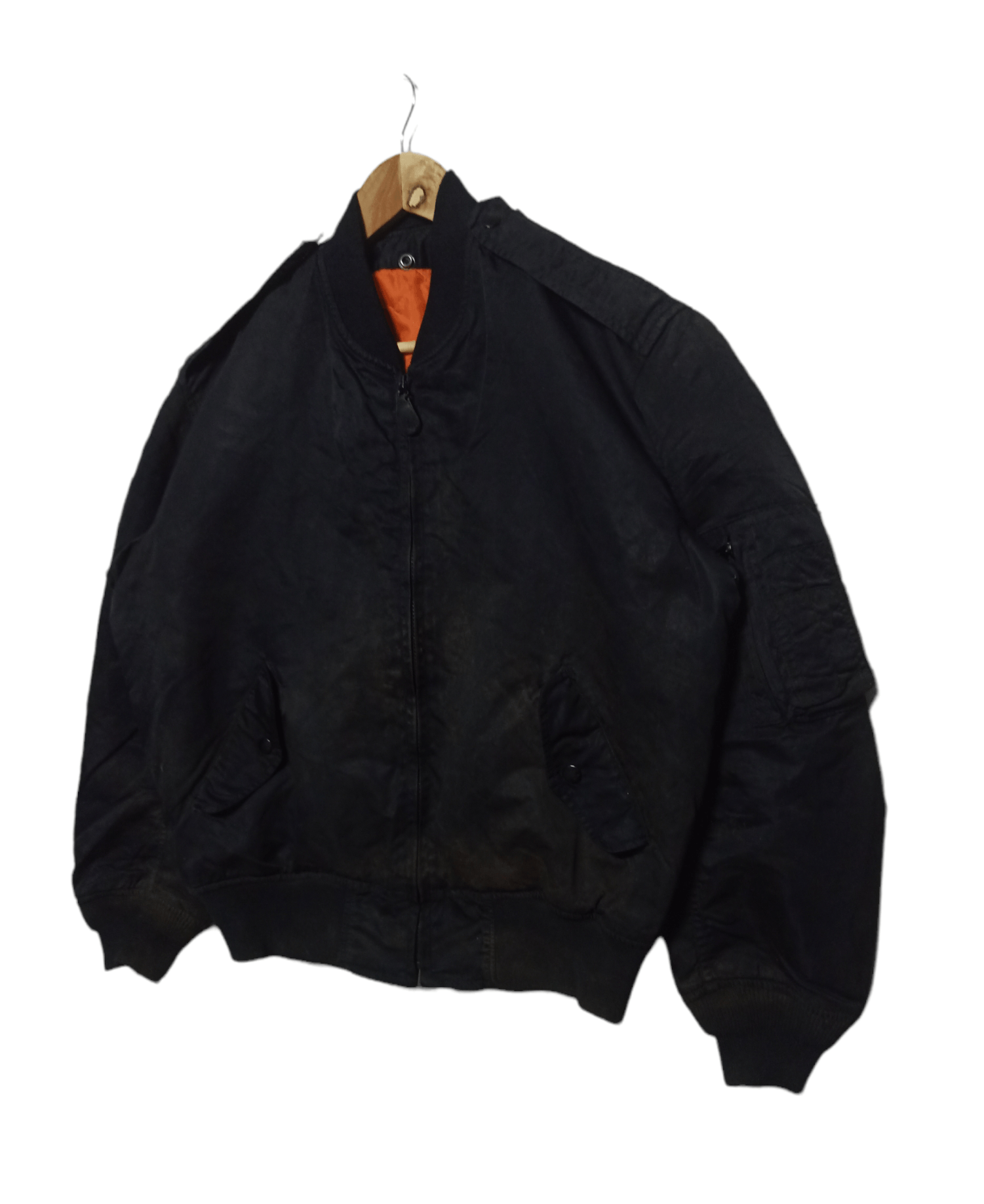 Vintage Vintage 90' Sun Faded Bomber Style Jacket Size US M / EU 48-50 / 2 - 2 Thumbnail