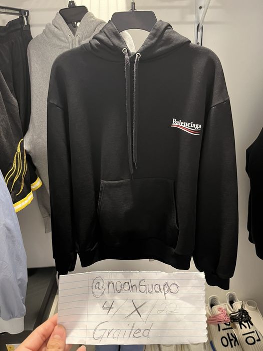 Balenciaga Balenciaga political campaign hoodie black size M 9 10