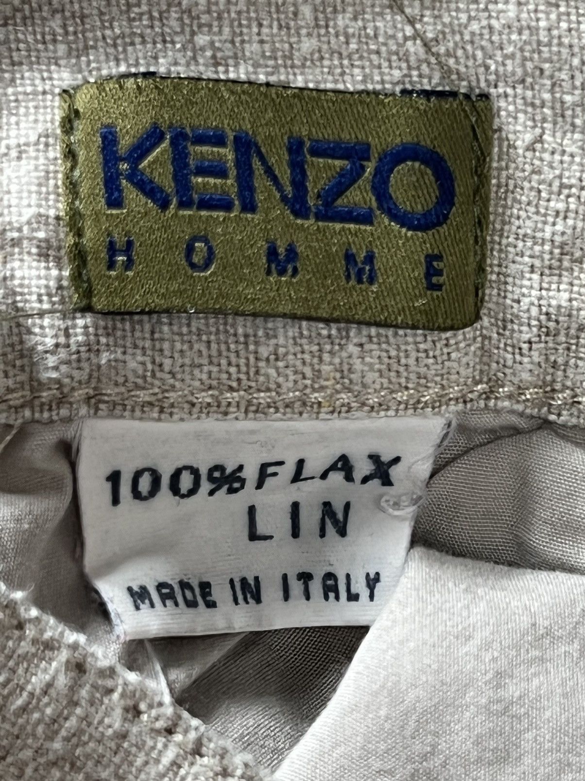 Kenzo Kenzo homme linen pants vintage Size US 30 / EU 46 - 2 Thumbnail