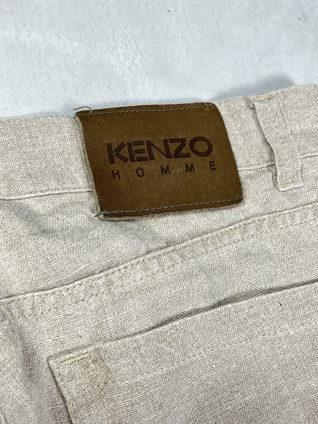 Kenzo Kenzo homme linen pants vintage Size US 30 / EU 46 - 14 Thumbnail