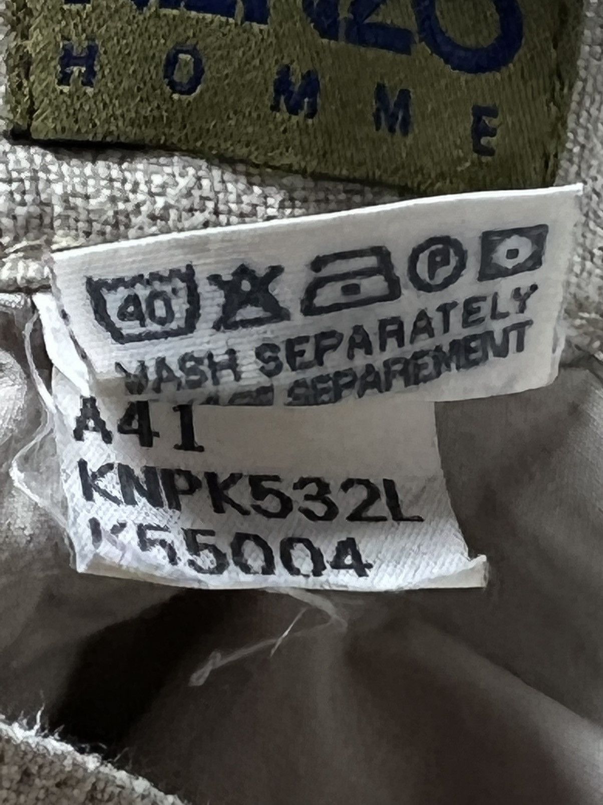 Kenzo Kenzo homme linen pants vintage Size US 30 / EU 46 - 12 Thumbnail