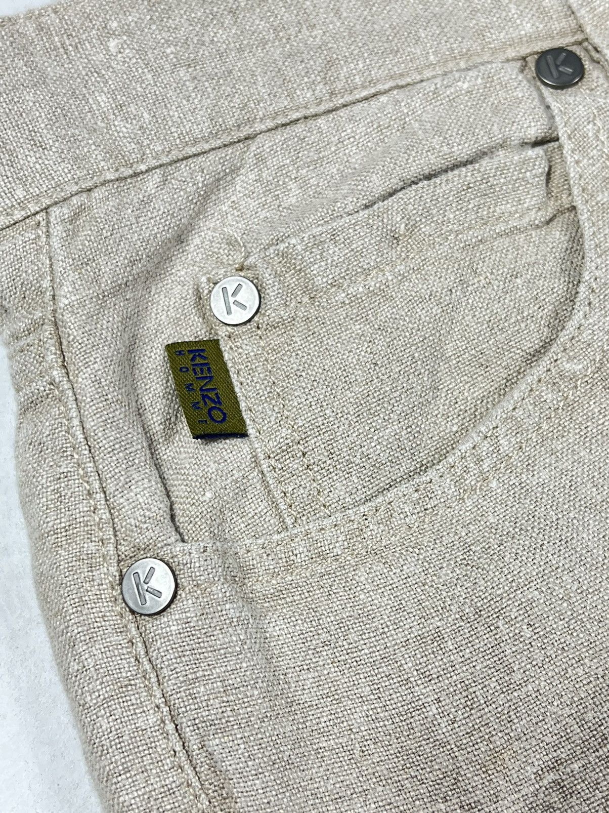 Kenzo Kenzo homme linen pants vintage Size US 30 / EU 46 - 8 Thumbnail