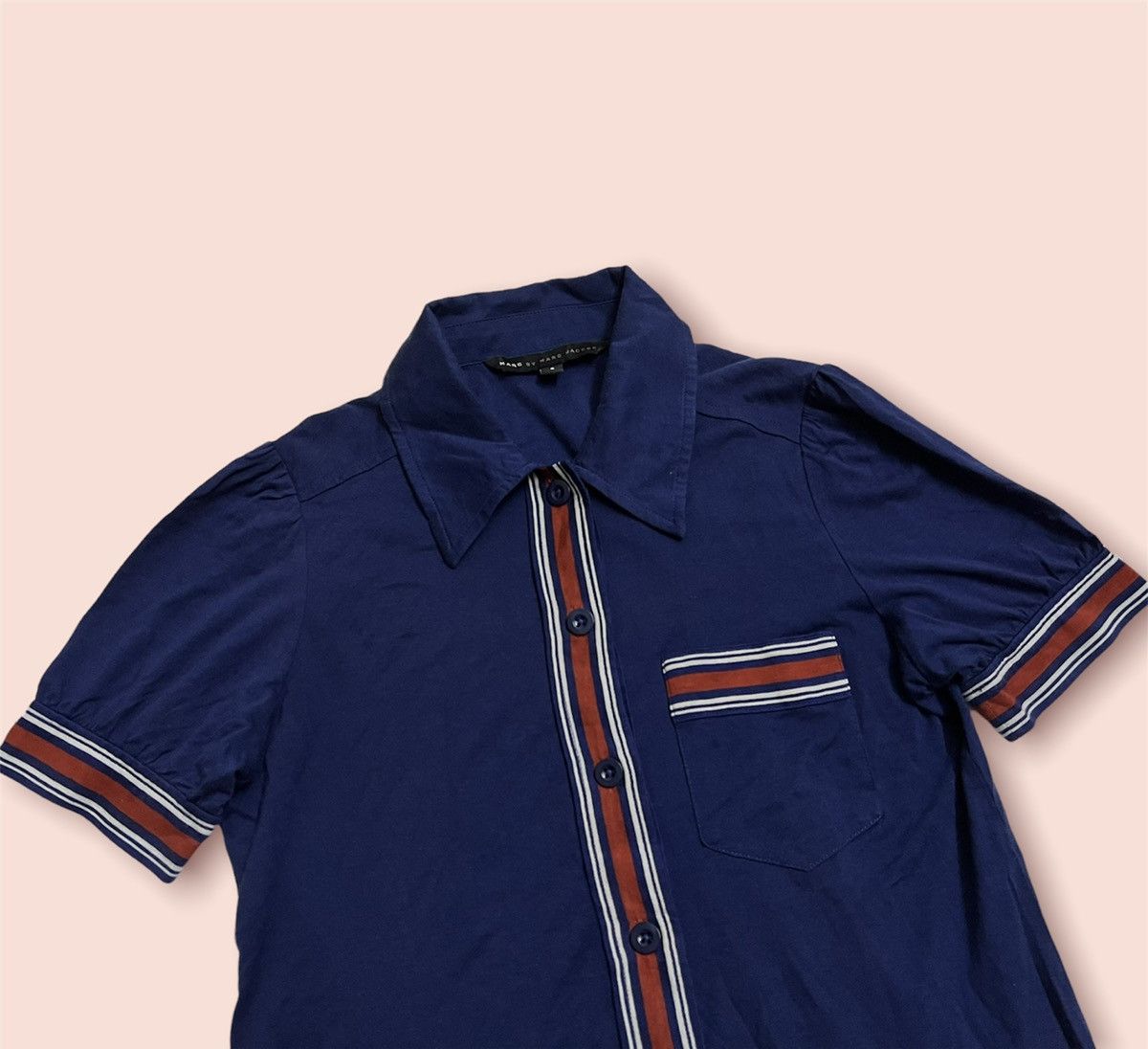 Designer × Marc Jacobs × Marc by Marc Jacobs 70s STYLE MARC BY MARC JACOBS BUTTON UP SHIRT Size S / US 4 / IT 40 - 4 Thumbnail