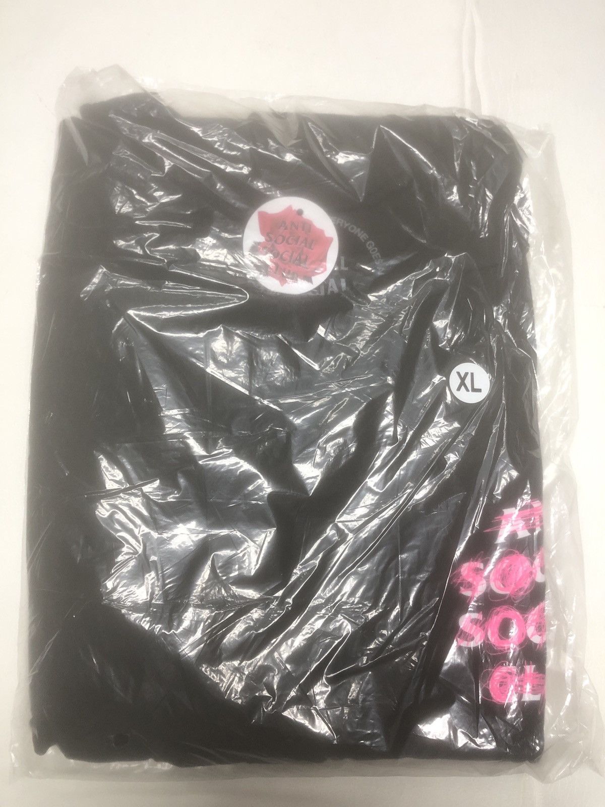 Anti Social Social Club × Members Only DS ASSC NeverMind Black Tee Bape VLONE KITH FTP FOG CDG OOTD Size US XL / EU 56 / 4 - 2 Thumbnail