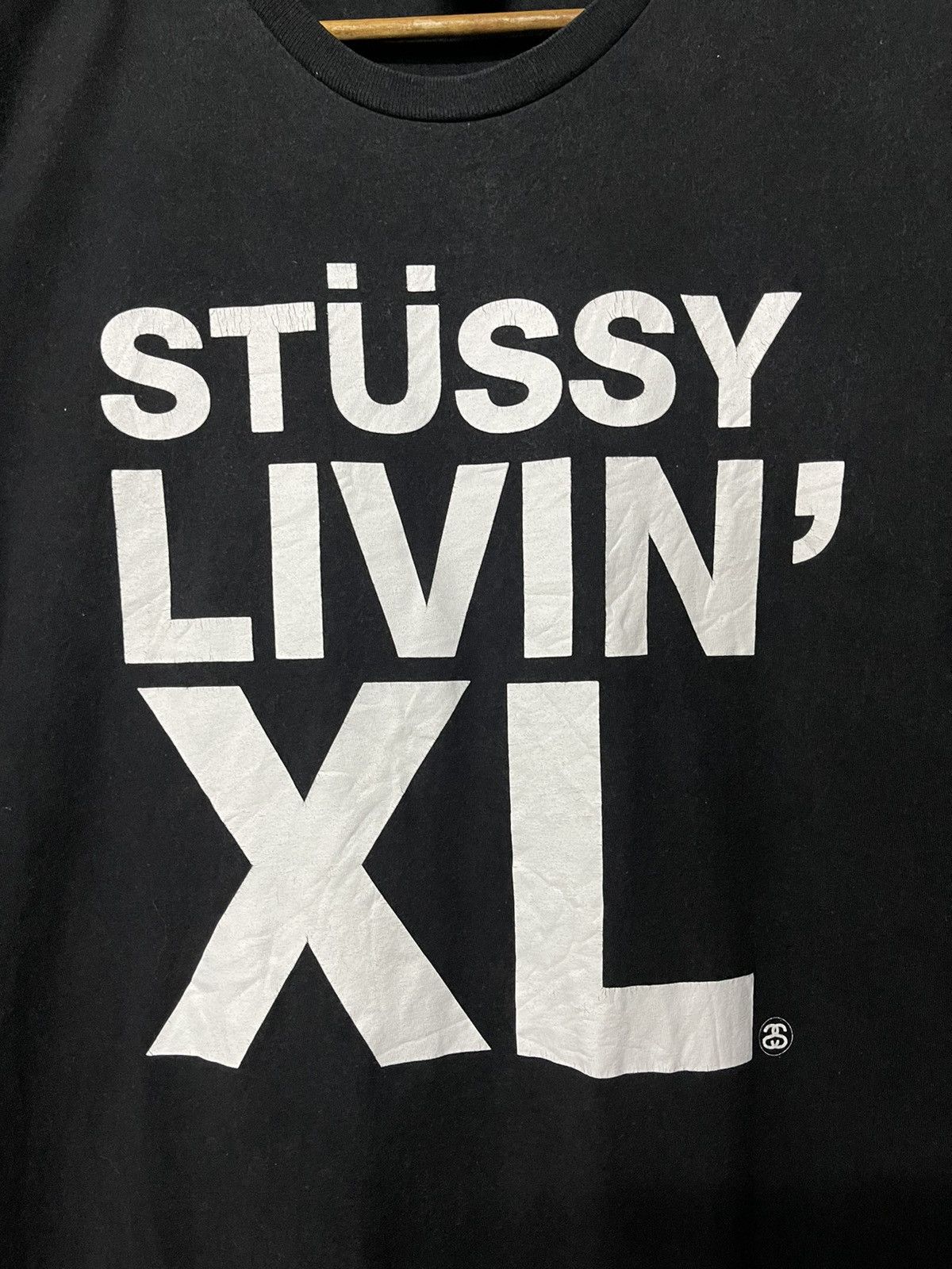 Stussy × Vintage Vintage Stussy Livin XL Streetwear Tee Size US XL / EU 56 / 4 - 2 Thumbnail