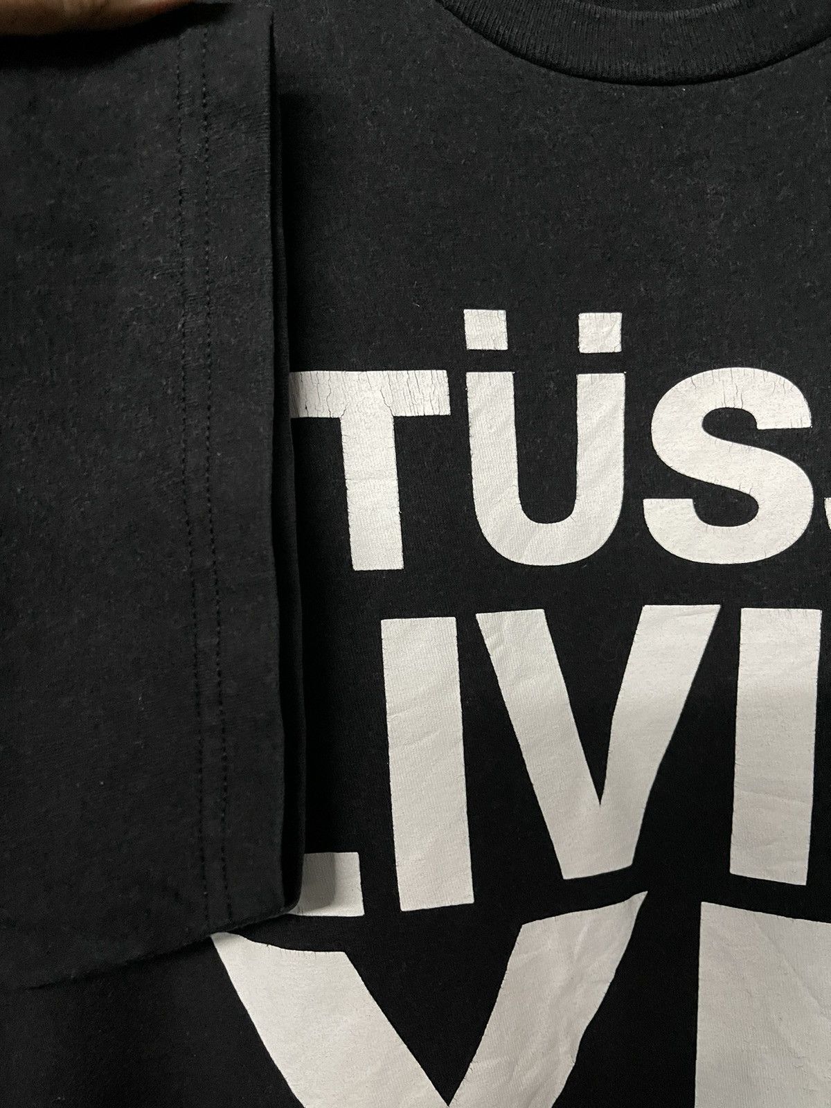 Stussy × Vintage Vintage Stussy Livin XL Streetwear Tee Size US XL / EU 56 / 4 - 7 Thumbnail