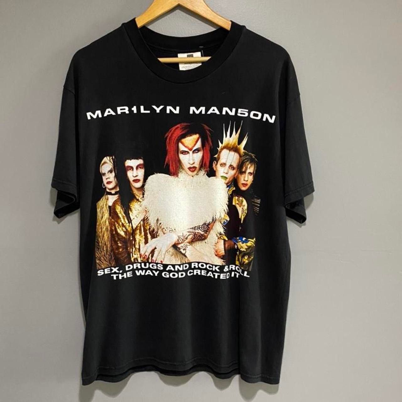 Band Tees × Marilyn Manson × Vintage Marilyn Manson 1999 band 