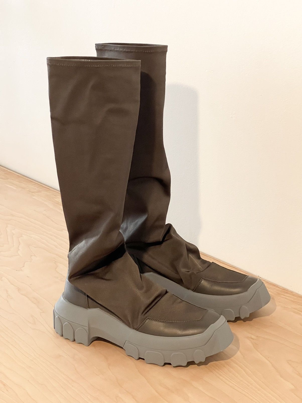 Rick Owens SS18 Dirt Tractor Sock Boots | Grailed
