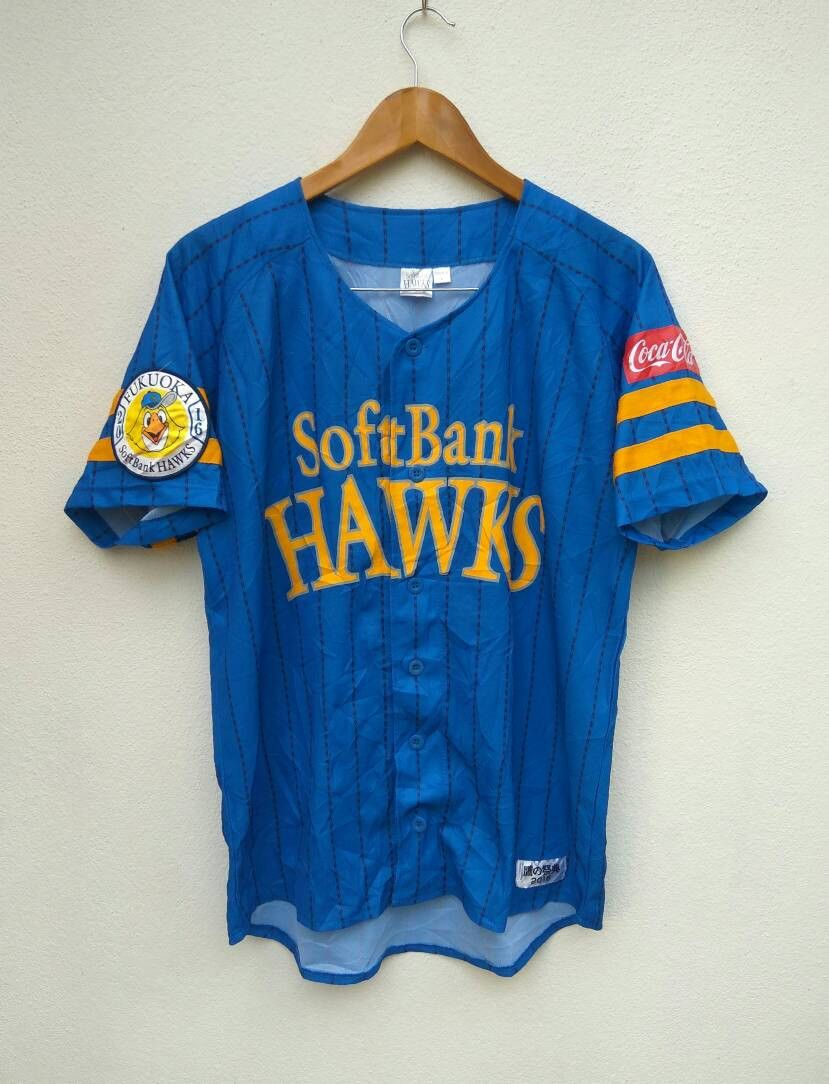 Vintage Fukuoka Softbank Hawks Japanese Professional Baseball 