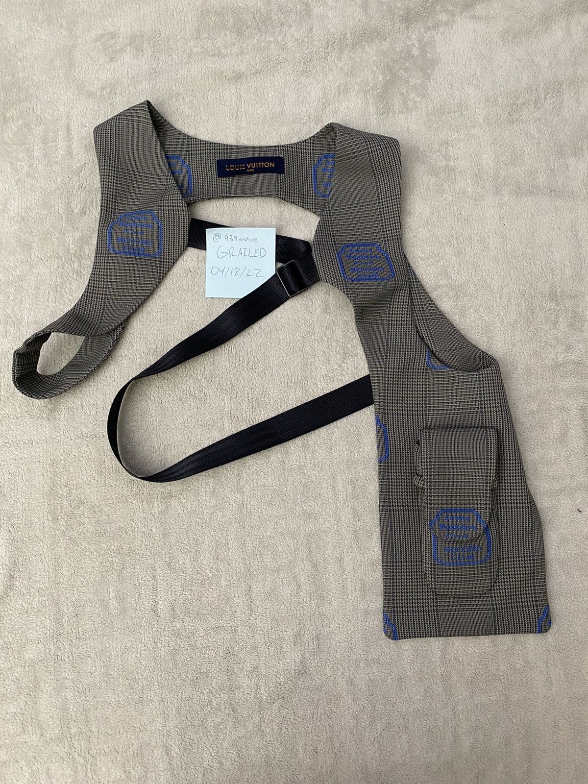 Louis Vuitton Louis Vuitton Leather Strap Vest, Grailed