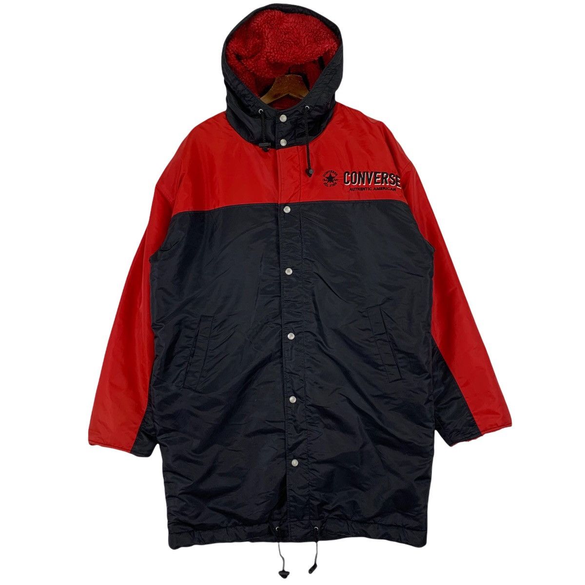 Converse Hoodie Over Jacket