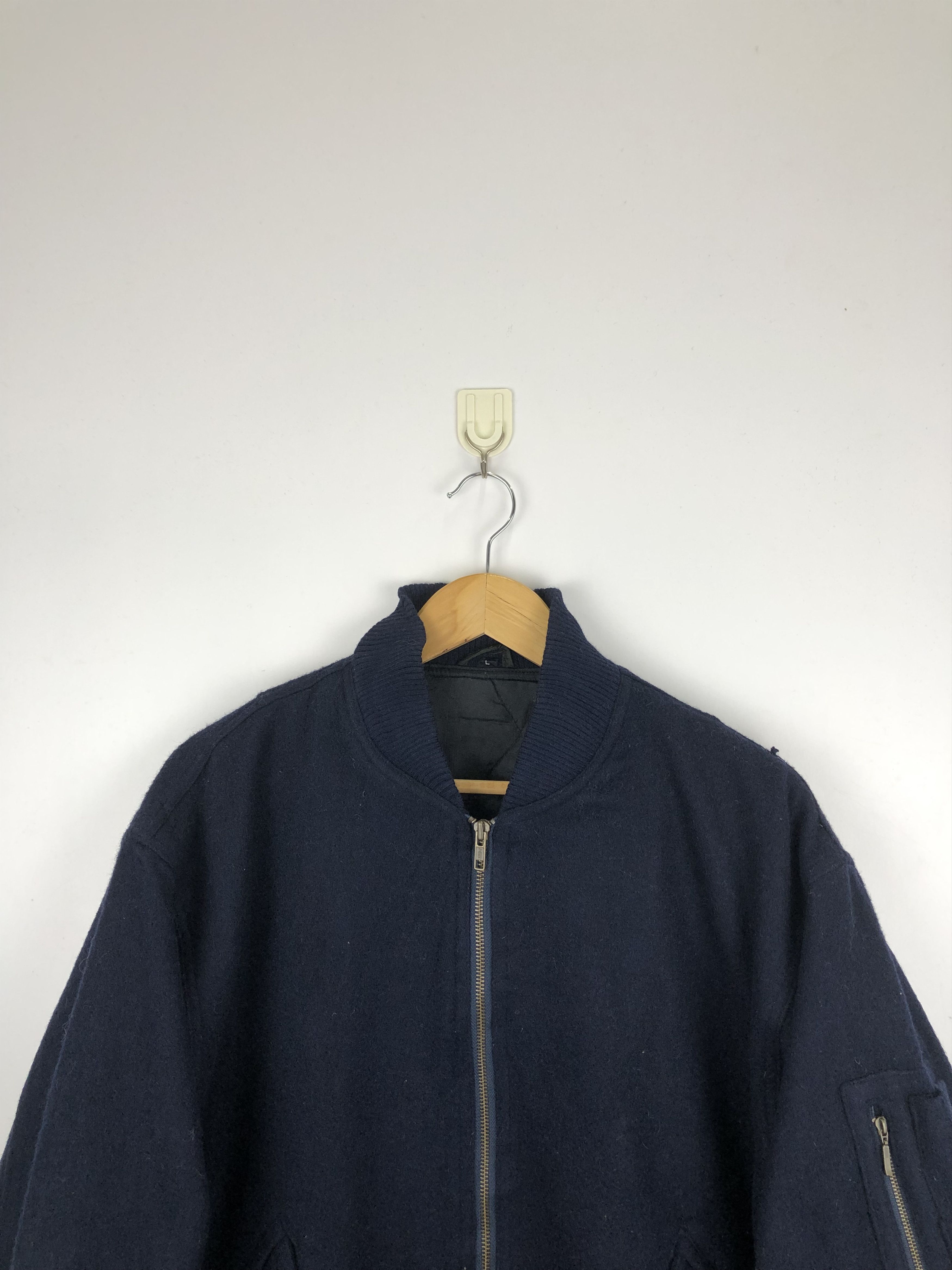 Japanese Brand Vintage Japanese Brand Zipper Bomber Jacket V0449 Size US L / EU 52-54 / 3 - 2 Thumbnail