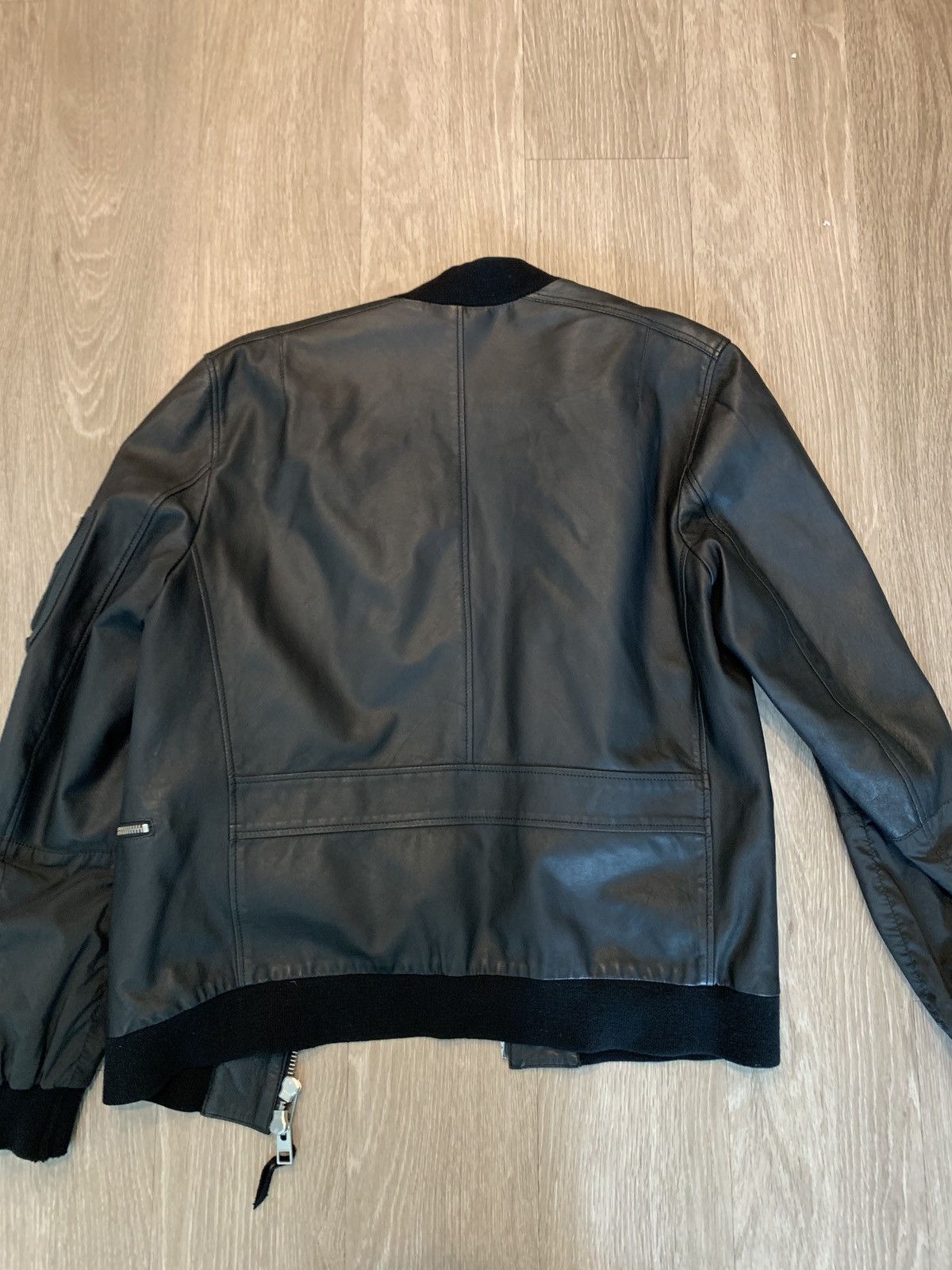 Allsaints Allsaints black leather bomber jacket Size US M / EU 48-50 / 2 - 6 Thumbnail