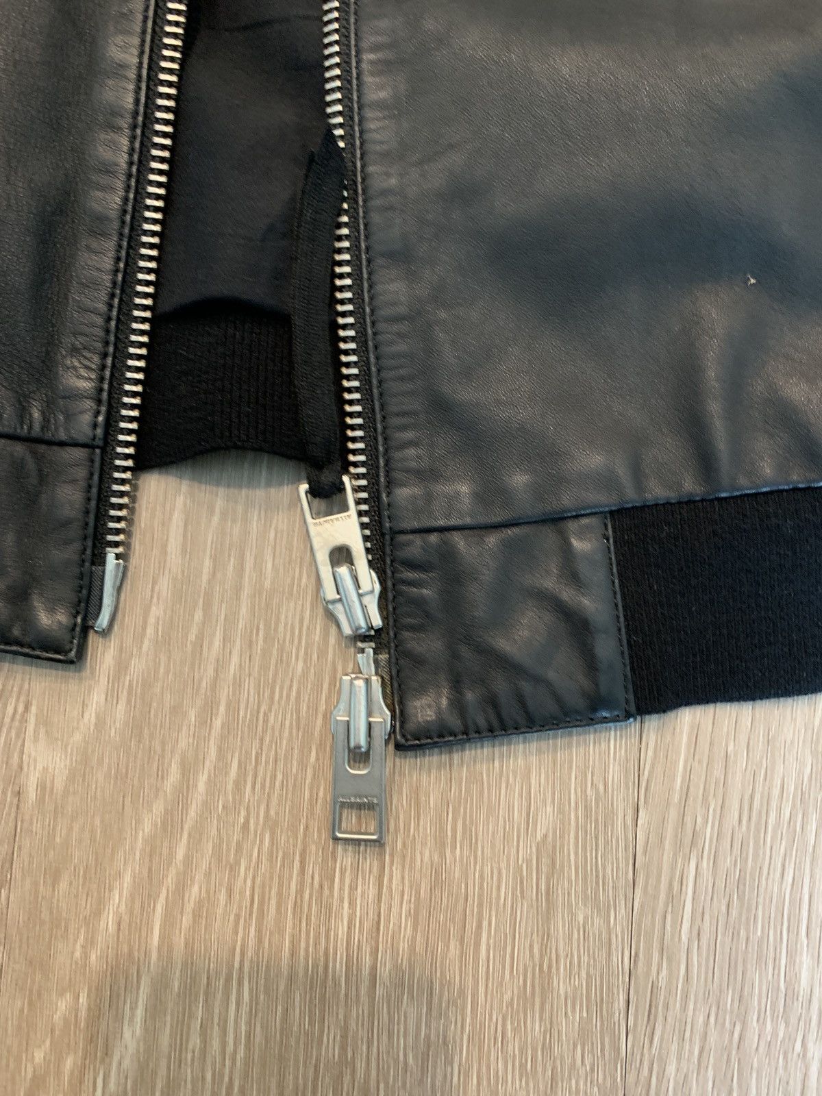 Allsaints Allsaints black leather bomber jacket Size US M / EU 48-50 / 2 - 4 Thumbnail