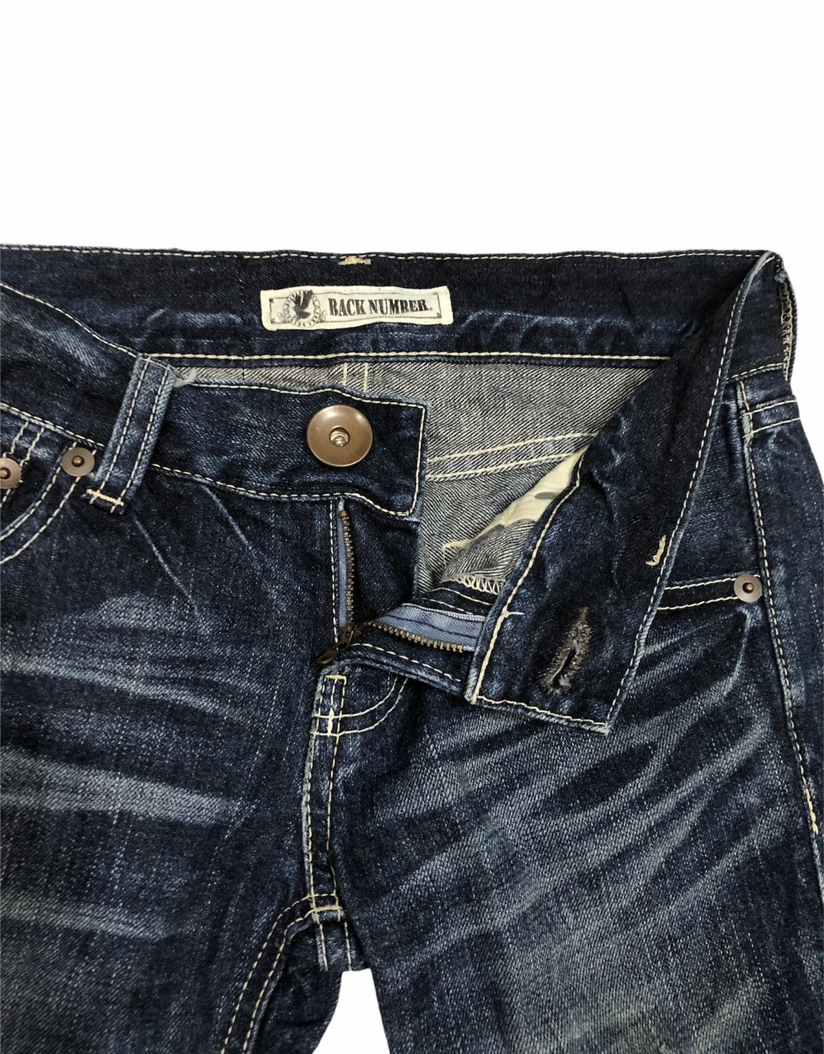 Japanese Brand Back Number Japanese Brand Denim Size US 30 / EU 46 - 3 Thumbnail