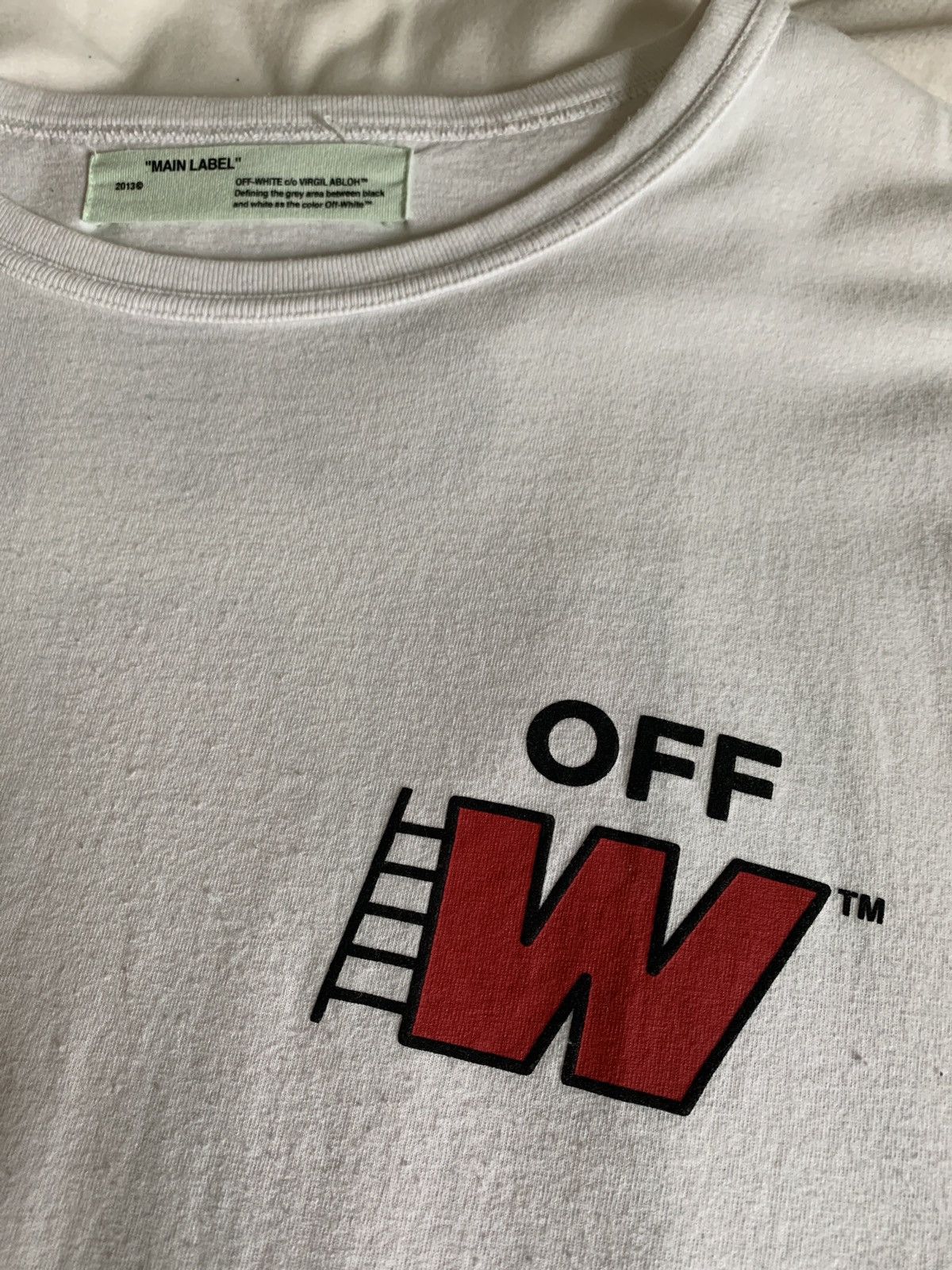 Off White 2013 Off White Seeing Things by Virgil Tee Grailed