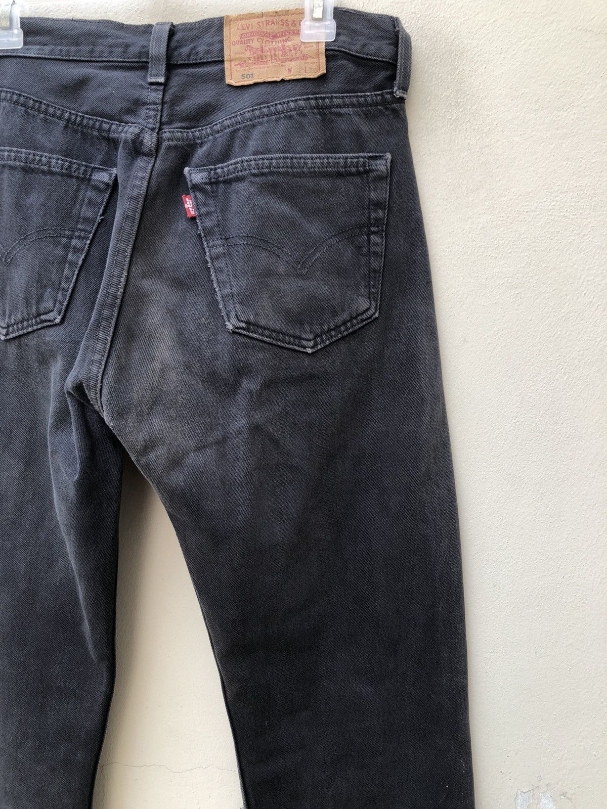Levi's Vintage 1998 Levi’s 501 Jeans Faded Black Denim Size US 32 / EU 48 - 18 Thumbnail