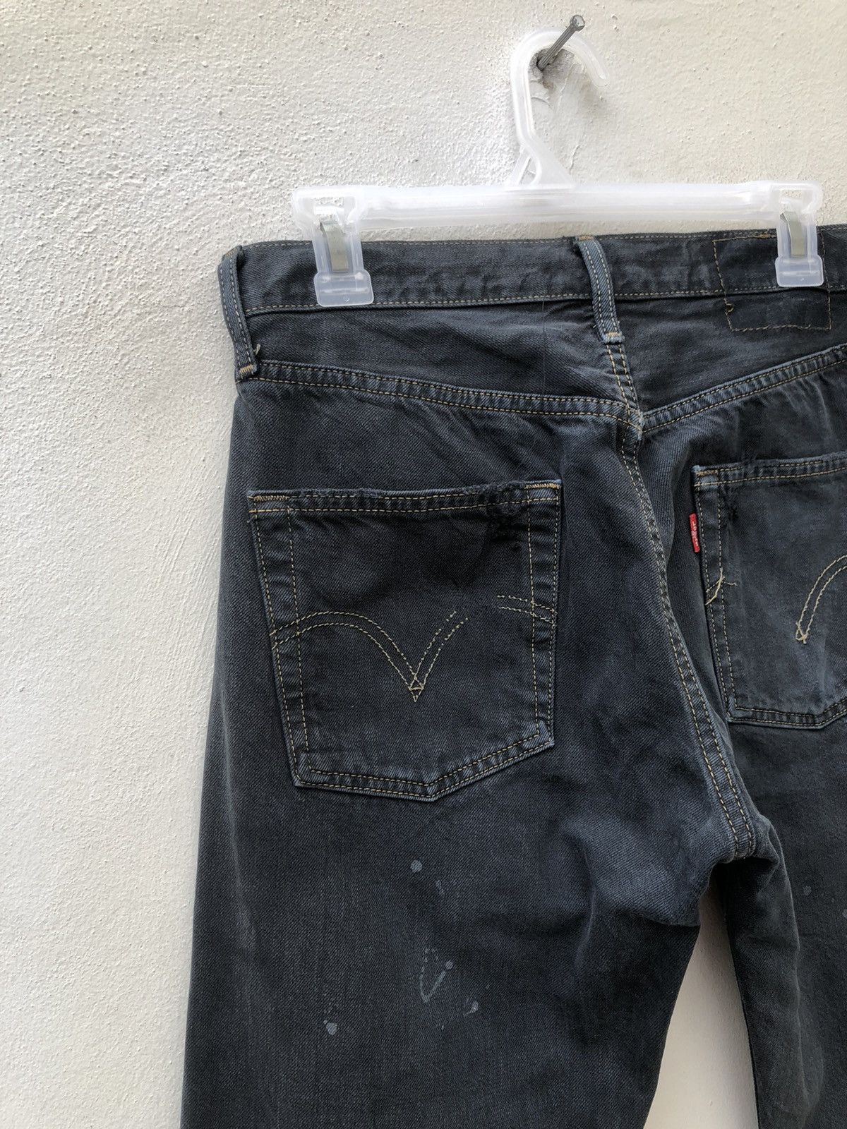 Levi's Vintage 2000 Levi’s 501 Jeans Patchwork Painter Denim Size US 29 - 12 Thumbnail