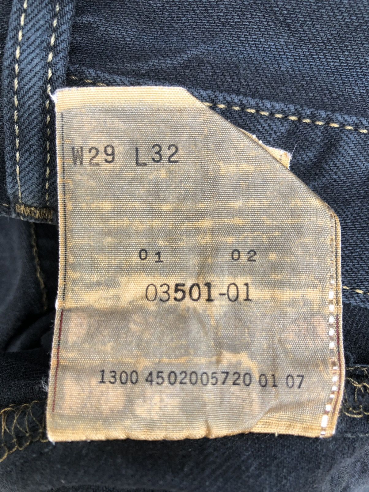 Levi's Vintage 2000 Levi’s 501 Jeans Patchwork Painter Denim Size US 29 - 21 Thumbnail