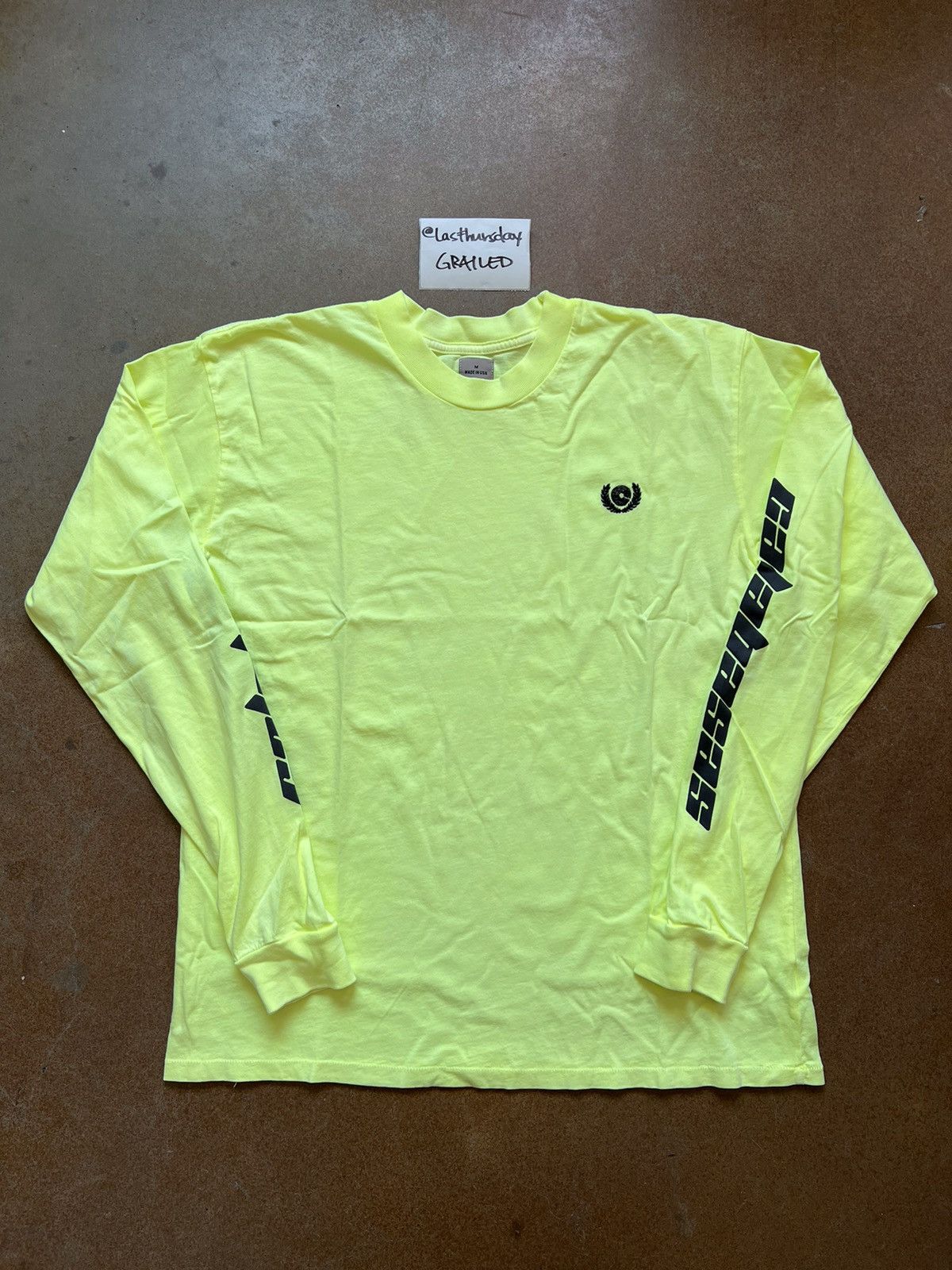 Yeezy Calabasas Longsleeve 2024 Frozen Yellow Medium