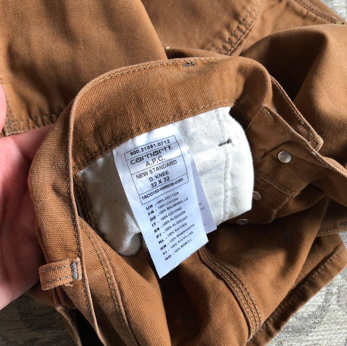 カーハートA.P.C. NEW STANDARD D.KNEE 32x32 カーハートA.P.C. NEW STANDARD D.KNEE 32x32