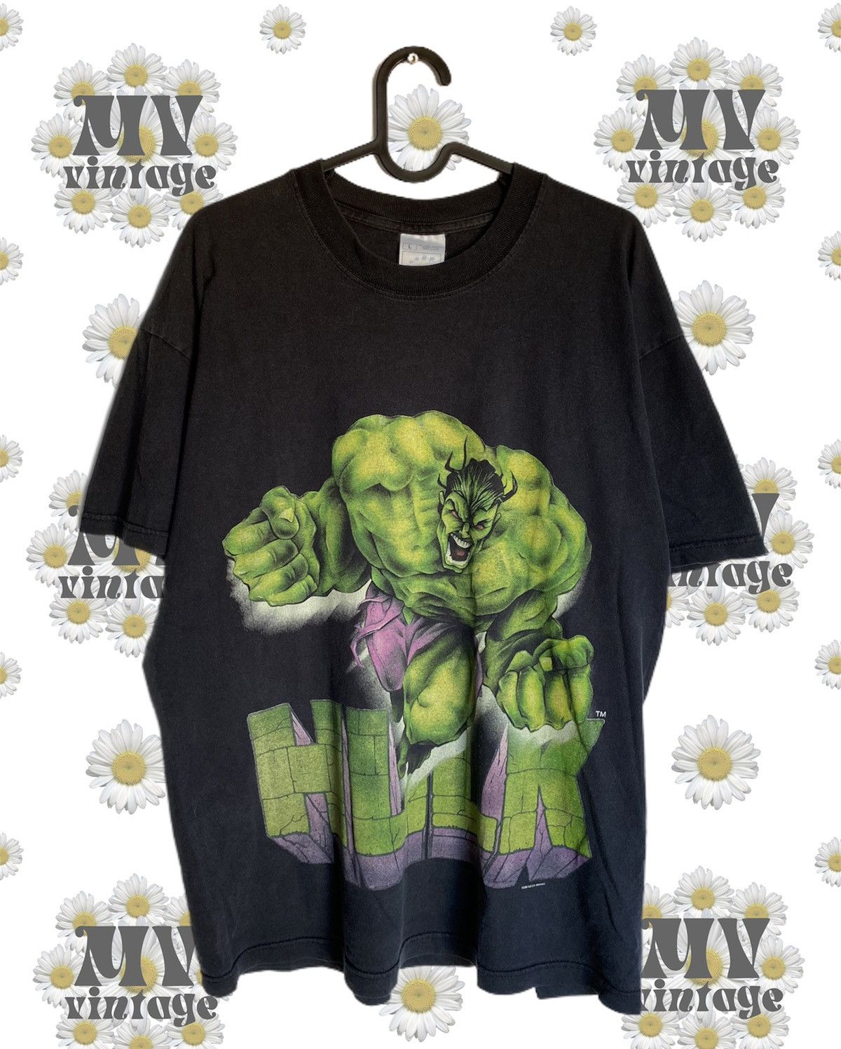 Vintage Hulk 01' Vintage T shirt movie cartoon marvel dc comics | Grailed