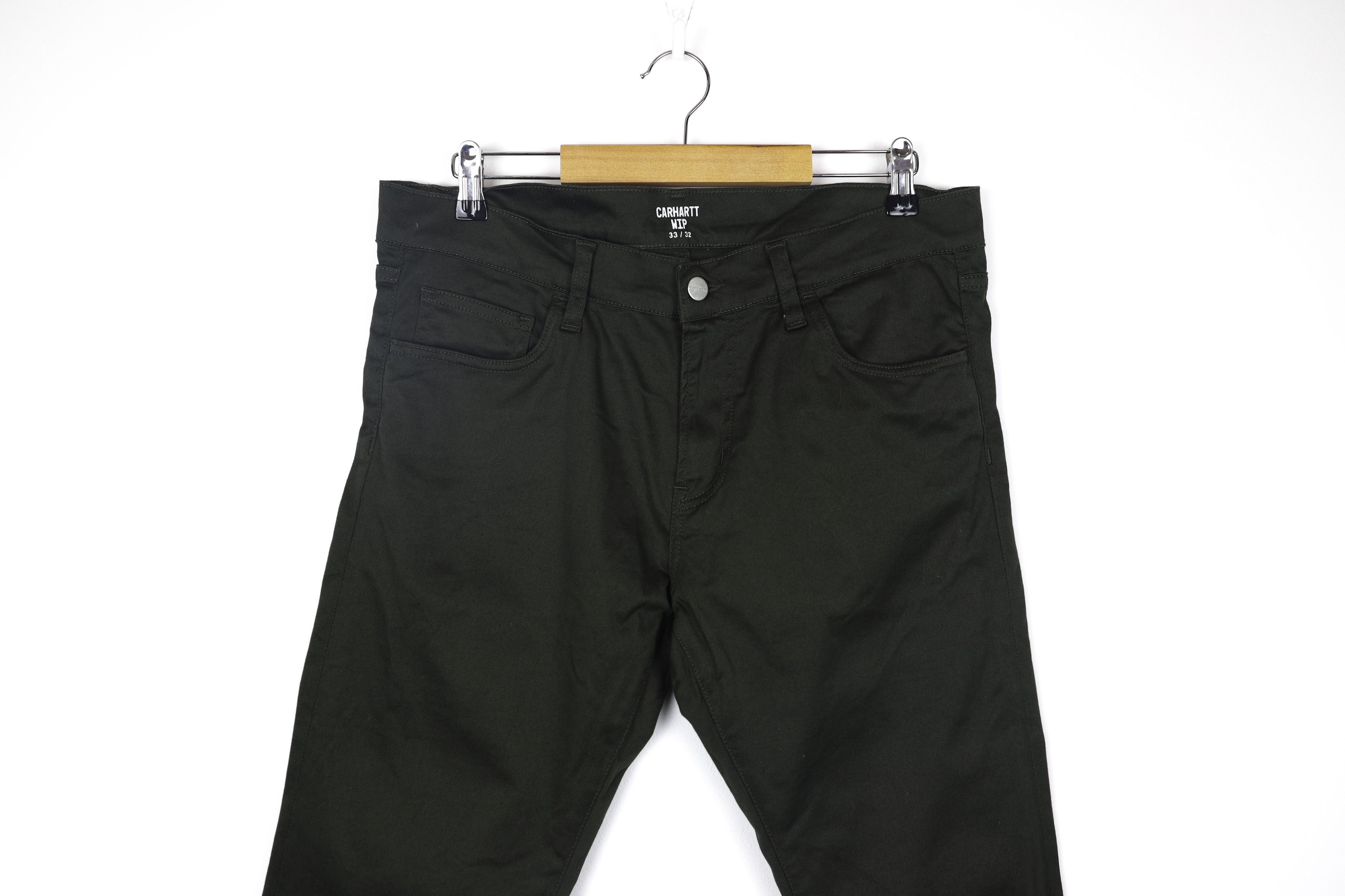 Carhartt Carhartt WIP Khaki Logo Rebel Pants Size US 33 - 3 Thumbnail