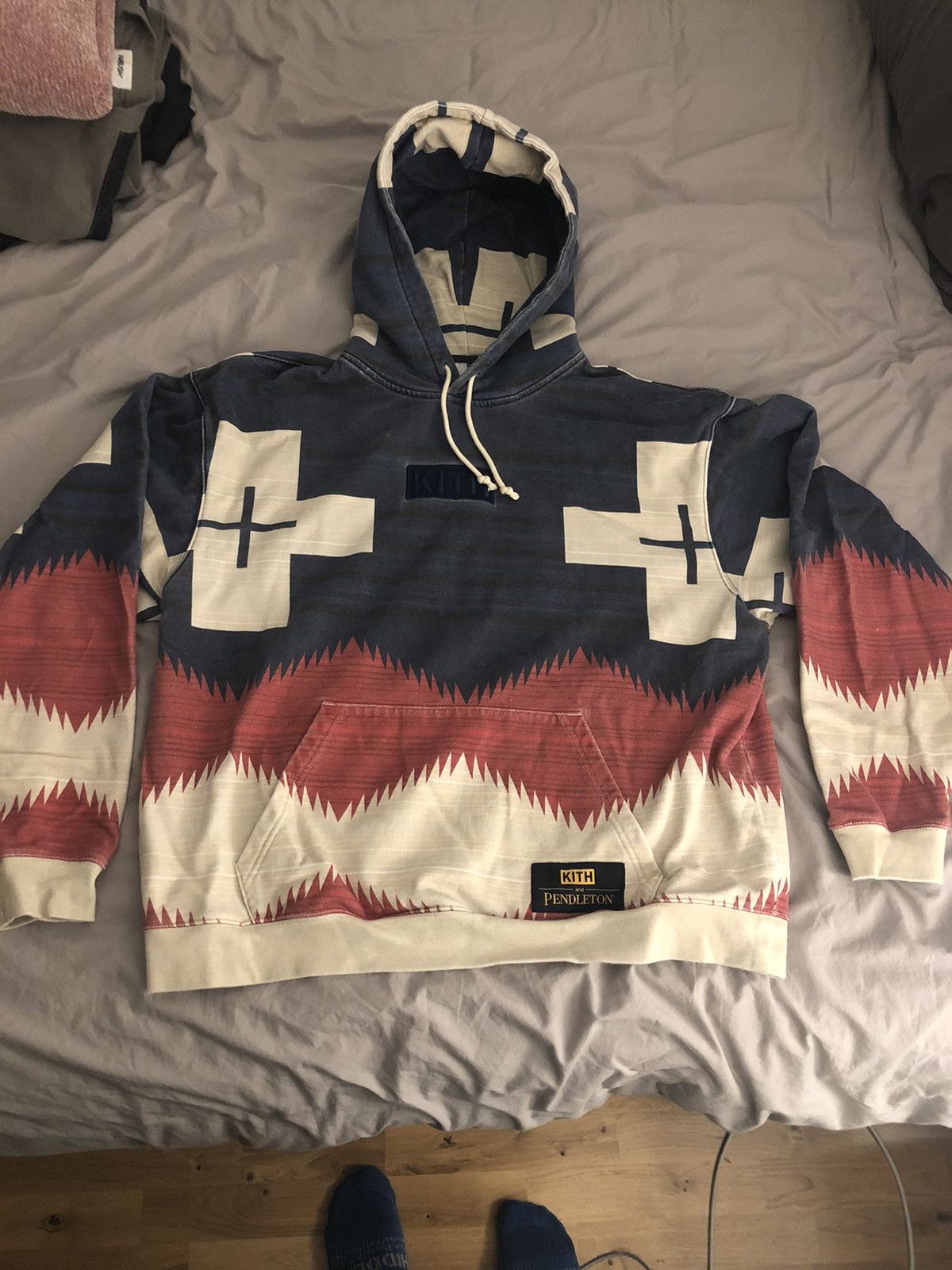 Pendleton Kith x Pendleton Brave Star Williams III Hoodie (Navy