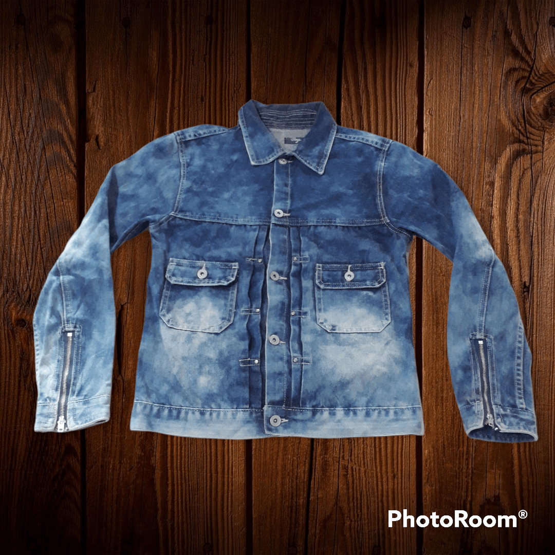 Japanese Brand 💥IMP STONEWASH DENIM Double Pocket Jacket Size US S / EU 44-46 / 1 - 3 Thumbnail