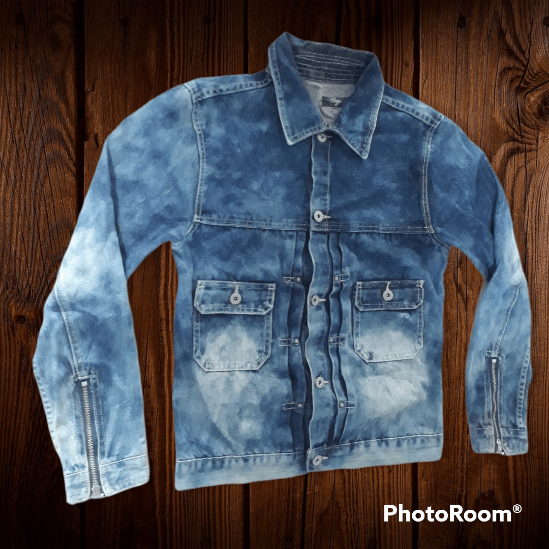 Japanese Brand 💥IMP STONEWASH DENIM Double Pocket Jacket Size US S / EU 44-46 / 1 - 5 Thumbnail