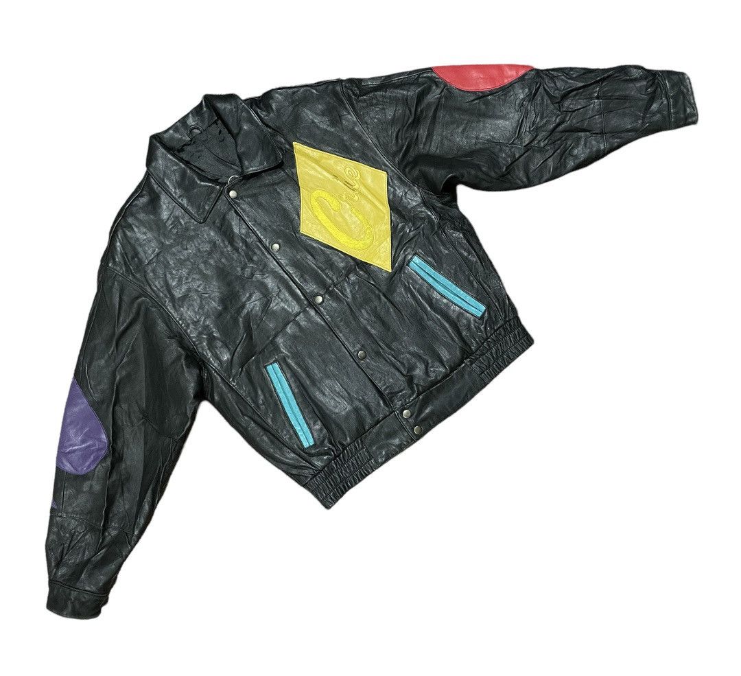 Vintage VTG Crue Club Playing Cards Kadosh Italy Lamb Skin Jacket Size US XL / EU 56 / 4 - 8 Thumbnail