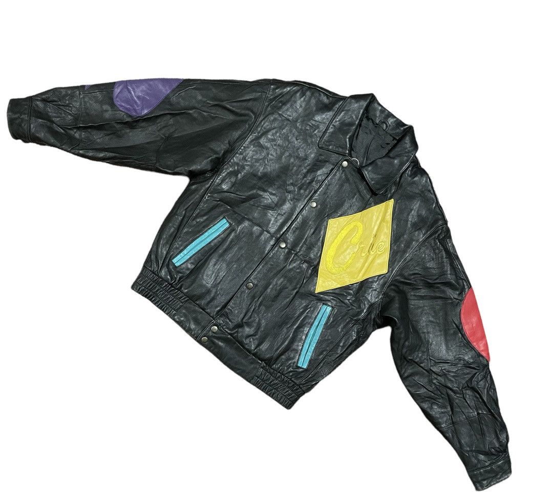Vintage VTG Crue Club Playing Cards Kadosh Italy Lamb Skin Jacket Size US XL / EU 56 / 4 - 7 Thumbnail
