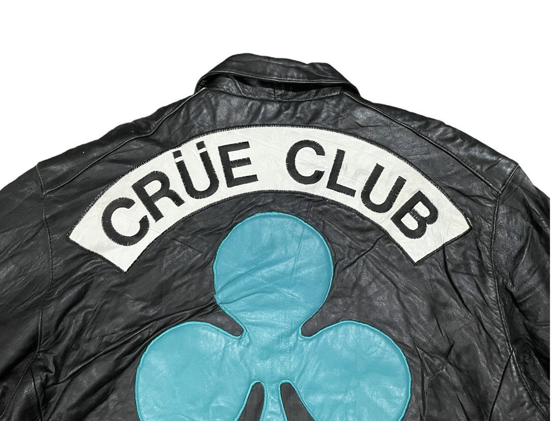 Vintage VTG Crue Club Playing Cards Kadosh Italy Lamb Skin Jacket Size US XL / EU 56 / 4 - 5 Thumbnail