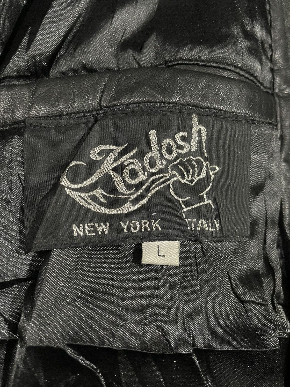 Vintage VTG Crue Club Playing Cards Kadosh Italy Lamb Skin Jacket Size US XL / EU 56 / 4 - 16 Thumbnail