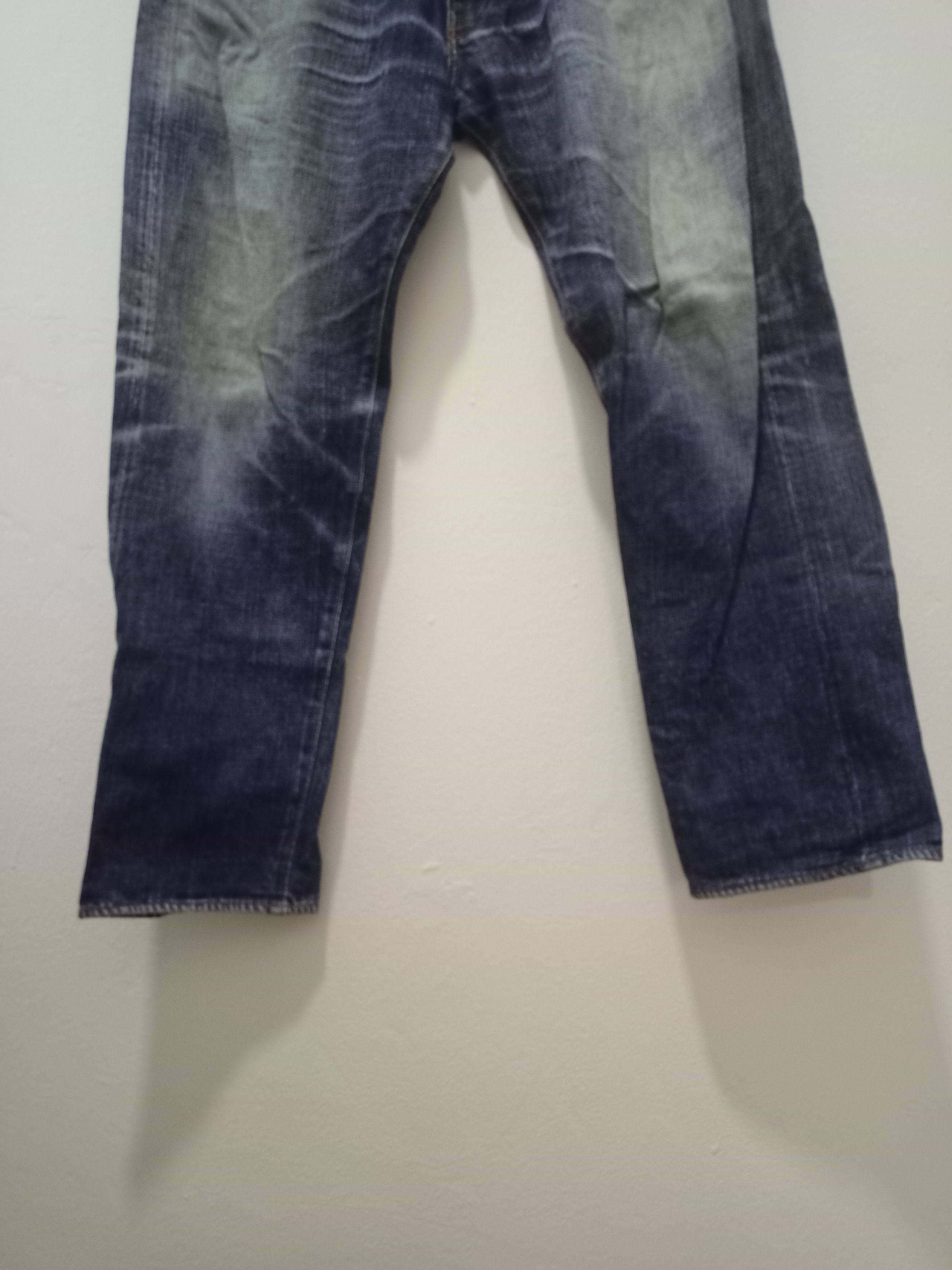 Vintage Vintage Evisu Selvedge Distressed Denim Jeans Size US 34 / EU 50 - 4 Thumbnail