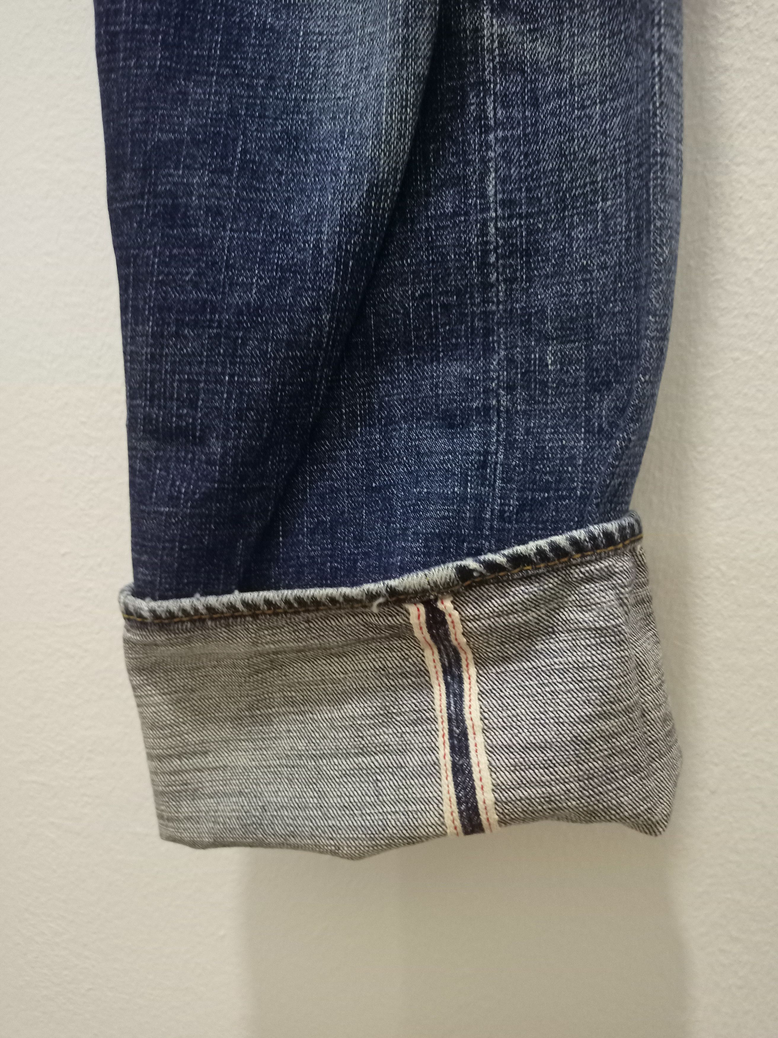 Vintage Vintage Evisu Selvedge Distressed Denim Jeans Size US 34 / EU 50 - 3 Thumbnail