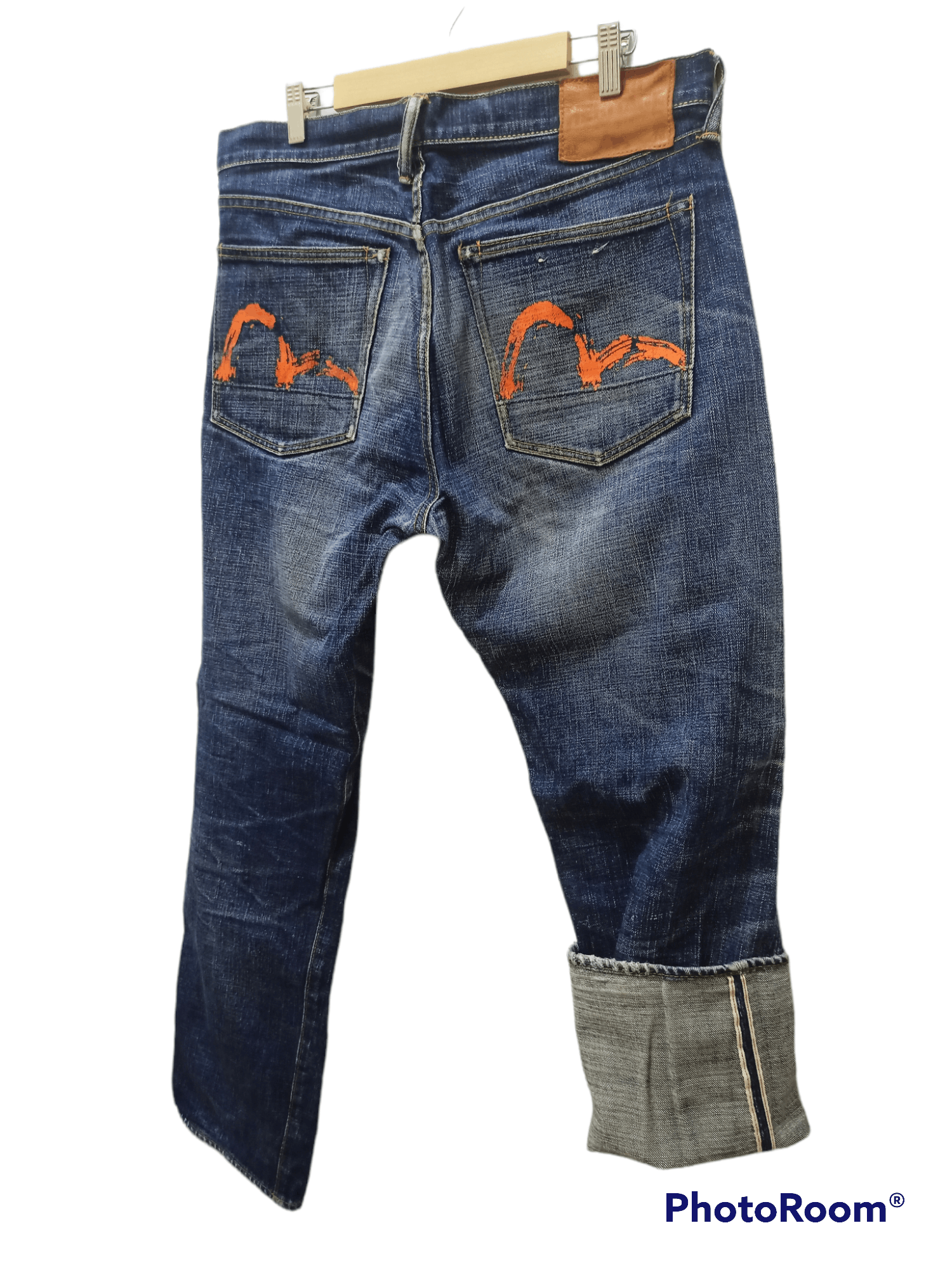 Vintage Evisu Selvedge Distressed Denim Jeans
