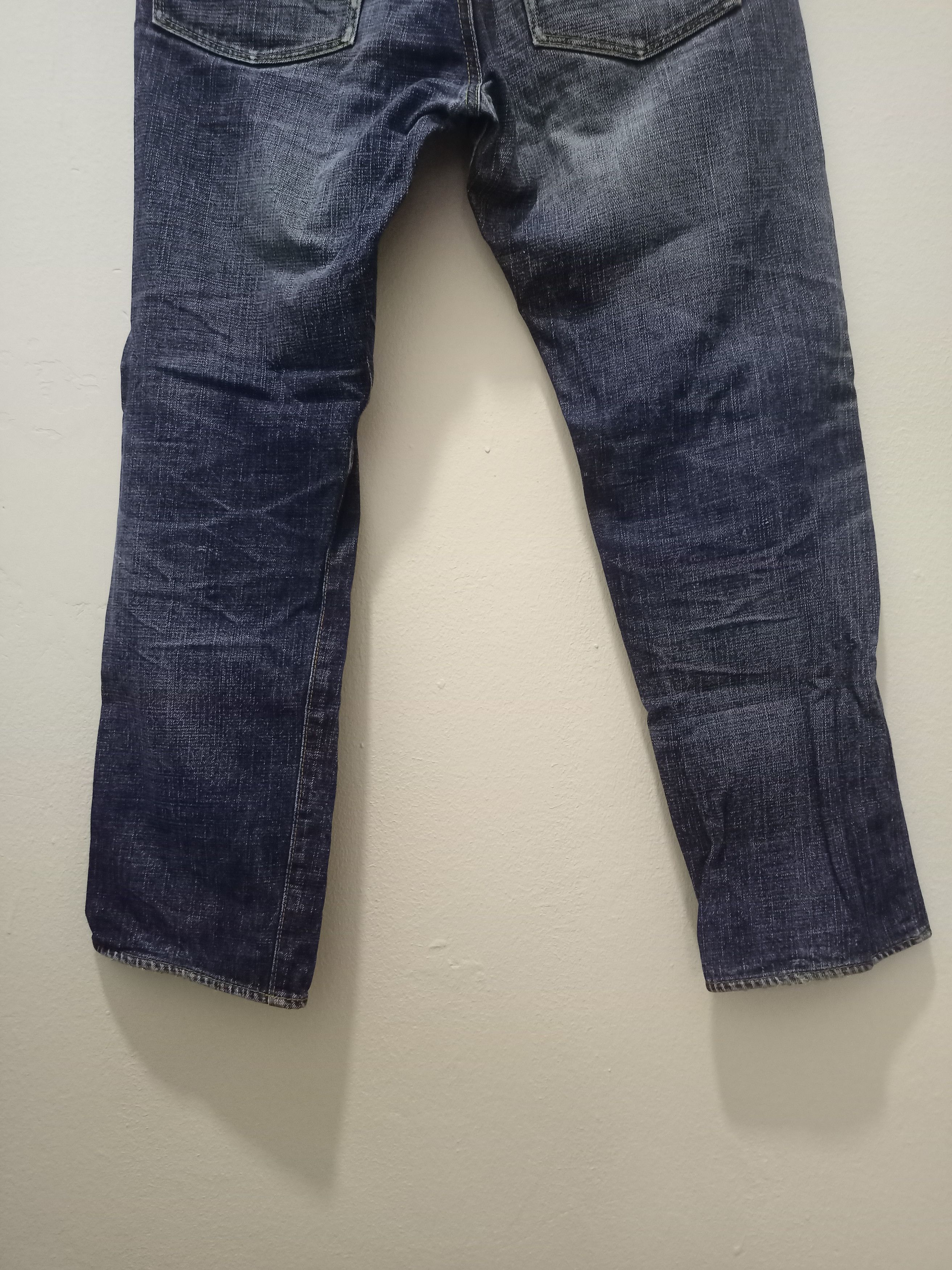 Vintage Vintage Evisu Selvedge Distressed Denim Jeans Size US 34 / EU 50 - 12 Thumbnail