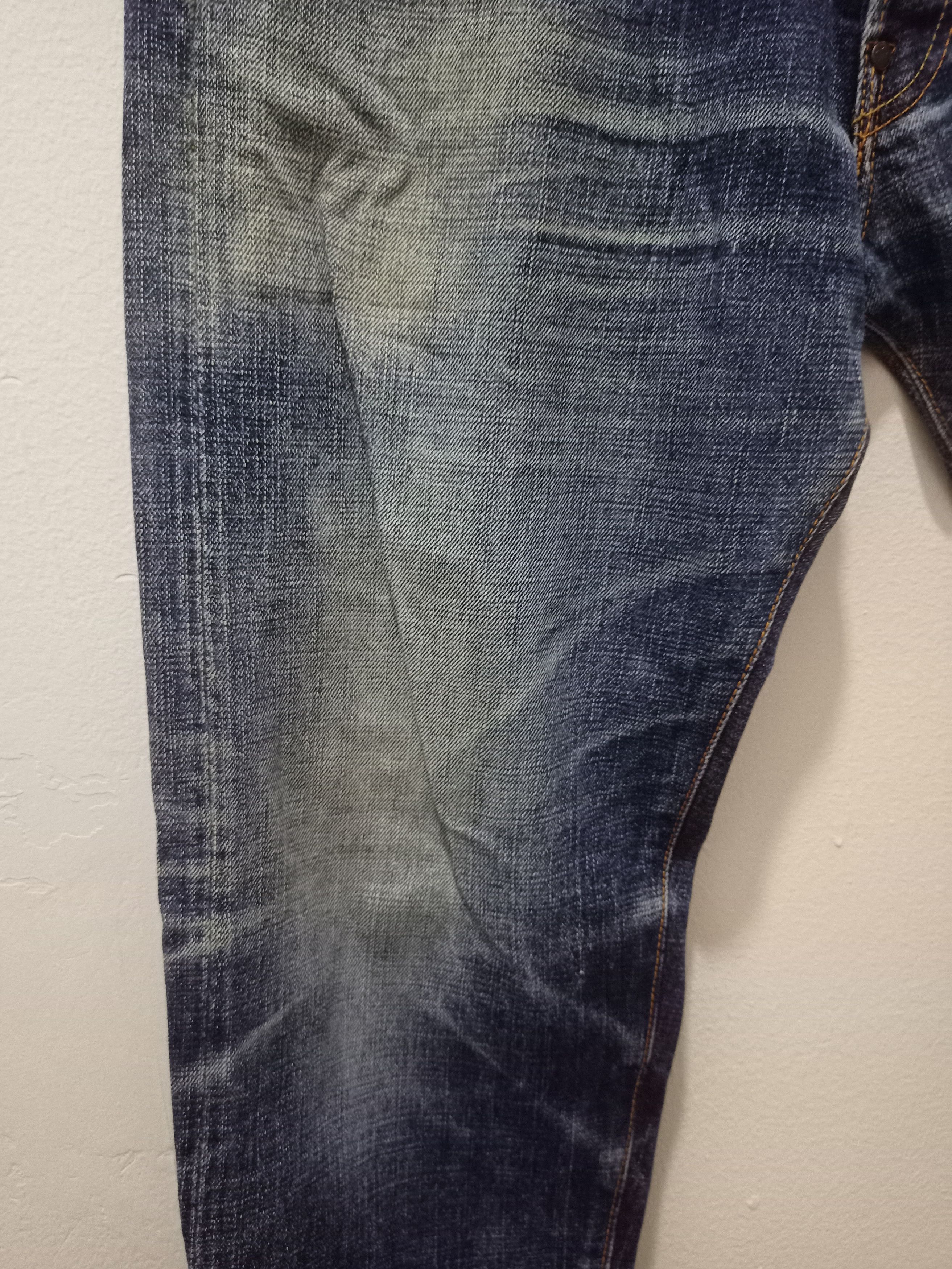 Vintage Vintage Evisu Selvedge Distressed Denim Jeans Size US 34 / EU 50 - 6 Thumbnail