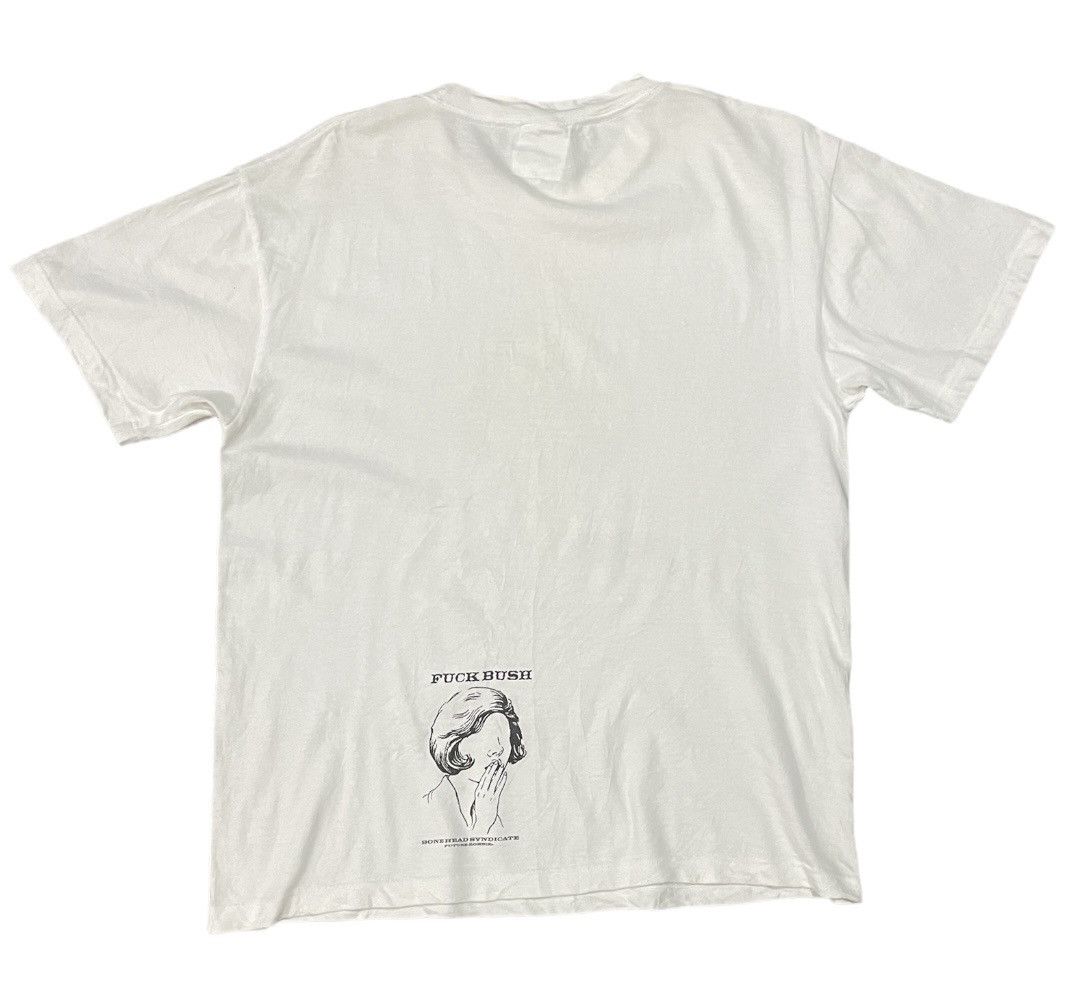 Japanese Brand Vintage Fuck Bush Bone Head Syndicate Future Zombie Tee Size US L / EU 52-54 / 3 - 4 Thumbnail