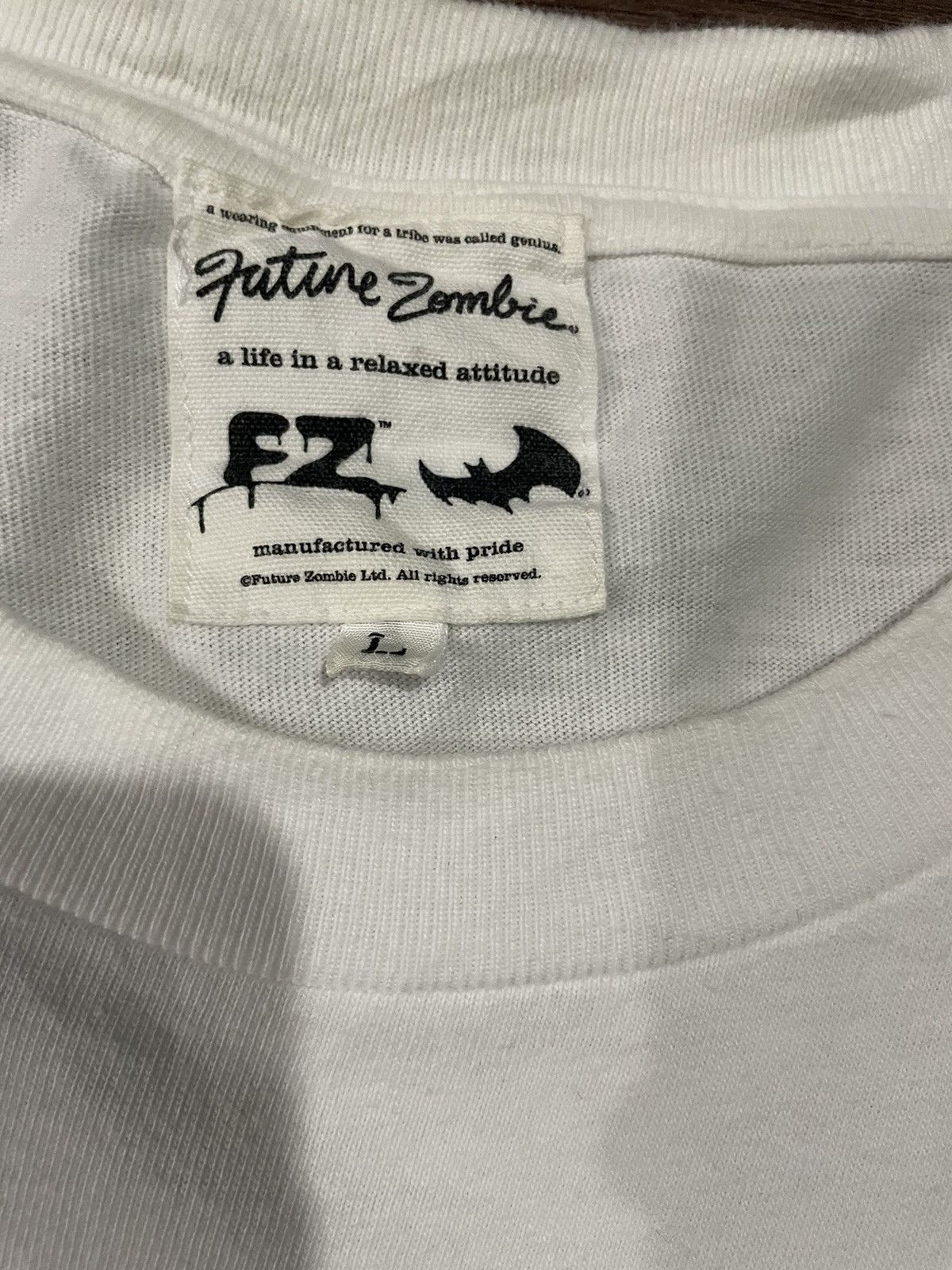 Japanese Brand Vintage Fuck Bush Bone Head Syndicate Future Zombie Tee Size US L / EU 52-54 / 3 - 6 Thumbnail