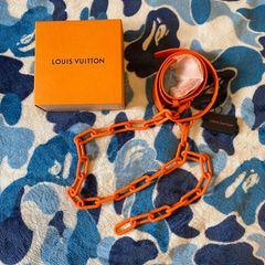 Louis Vuitton X Virgil Abloh Solar Ray Chain Belt Size 43 (CXZ
